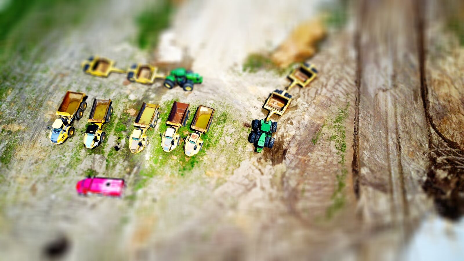 DJI FC220 sample photo. Construction, miniature photography