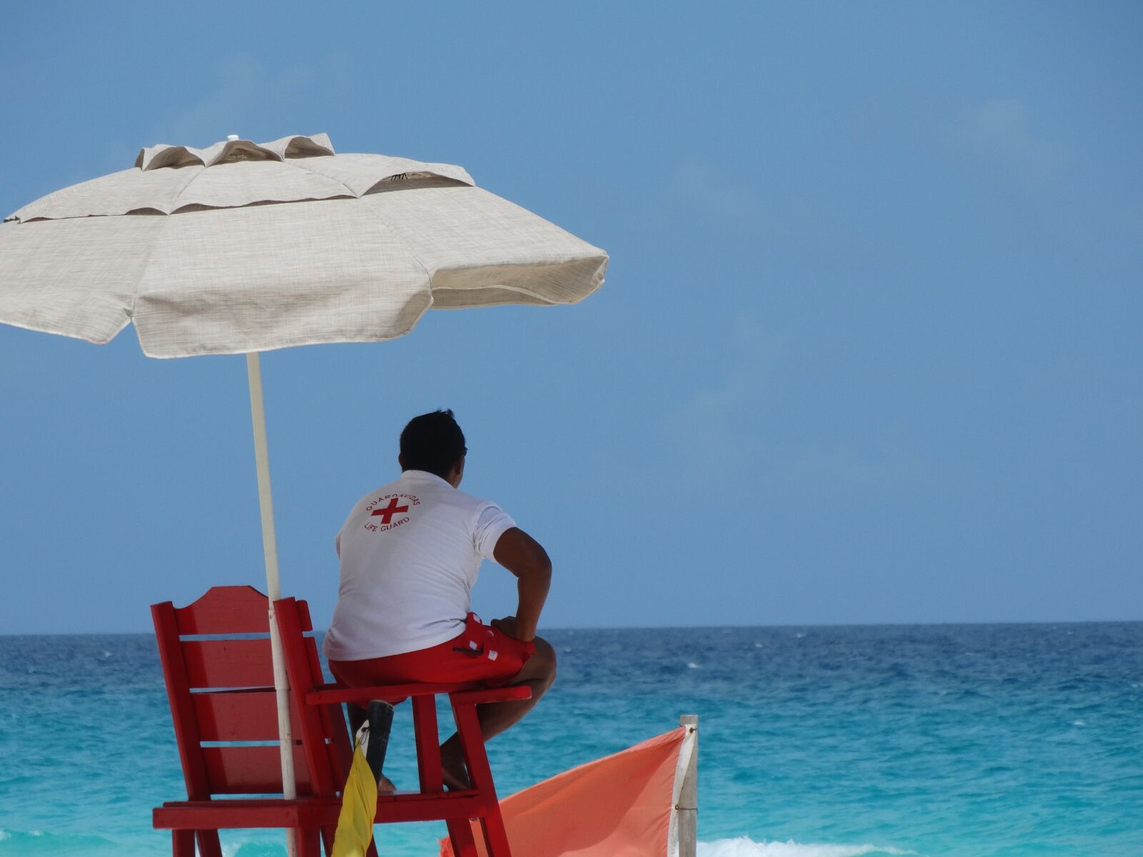 Sony Cyber-shot DSC-HX300 sample photo. Beach, security, life guard photography