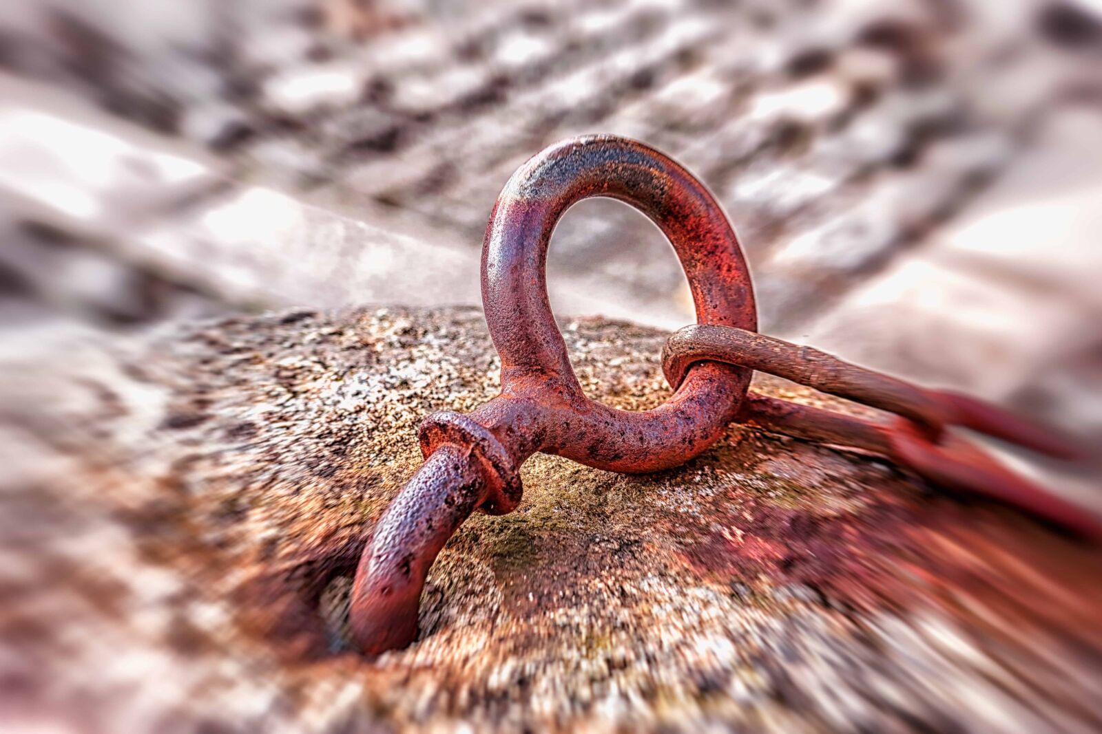 Nikon D3300 sample photo. Metal, steel, ground, chain photography