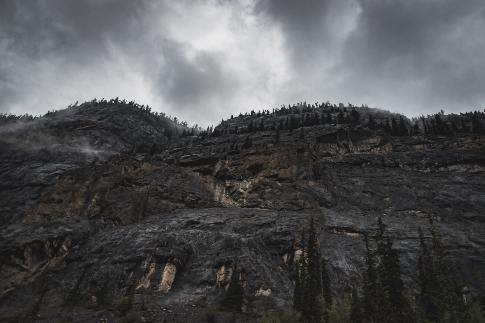 Nikon D5500 sample photo. Mountain, cliff, canada photography
