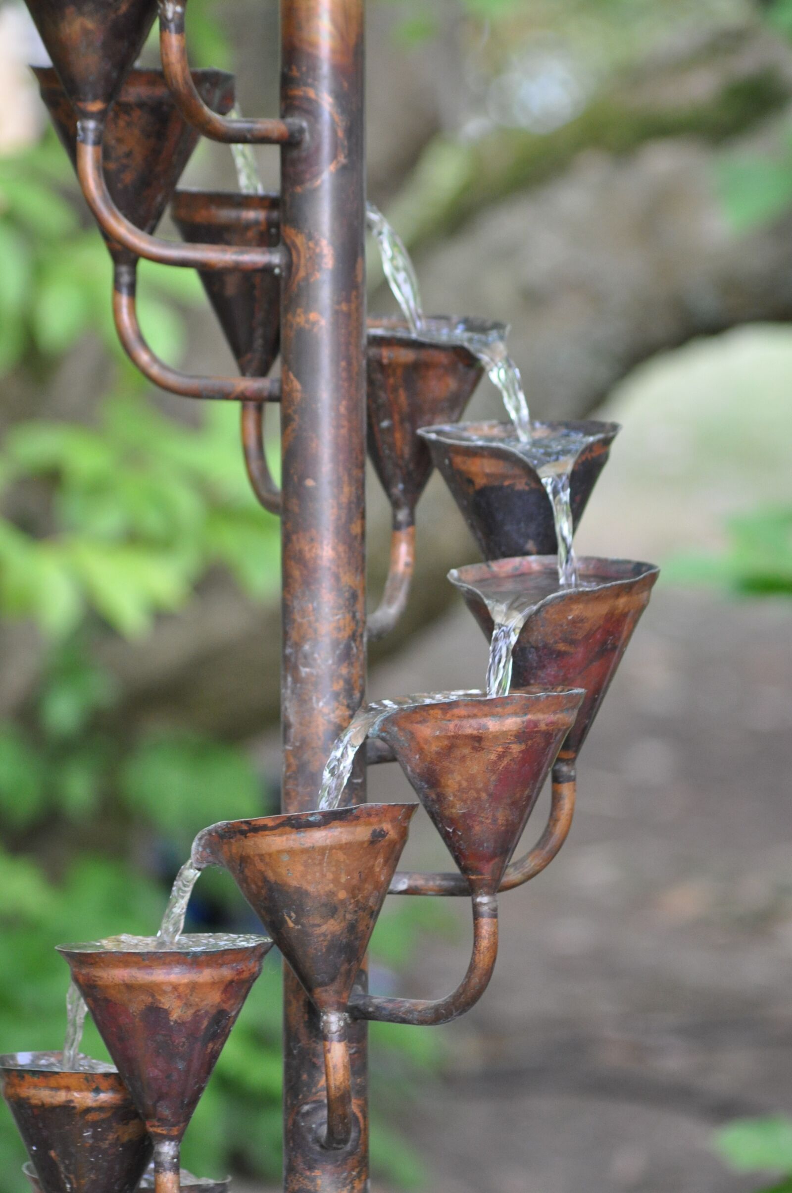Nikon D5000 sample photo. Water feature, fountain, water photography
