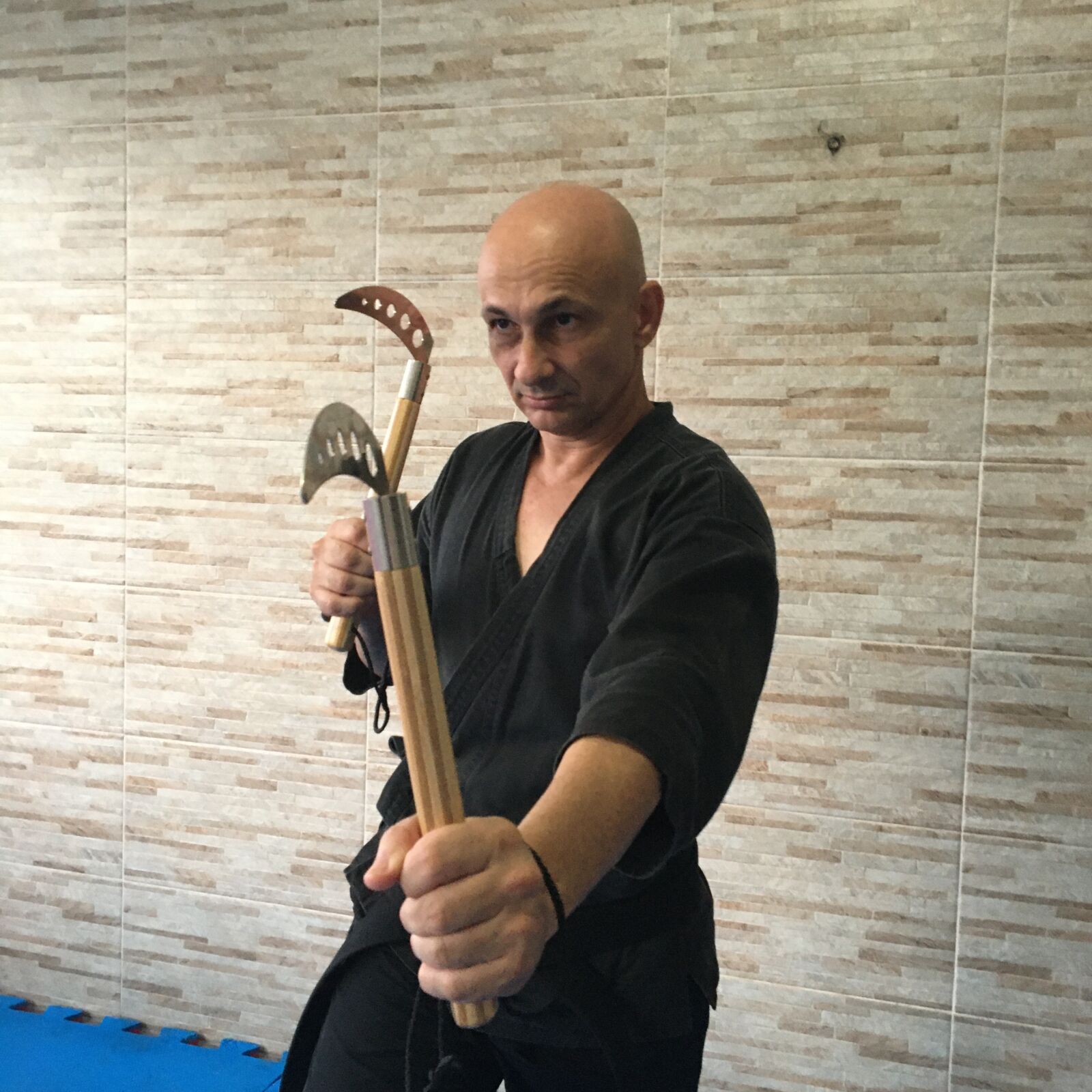 Apple iPhone 6s sample photo. Kama, kobudo, martial art photography