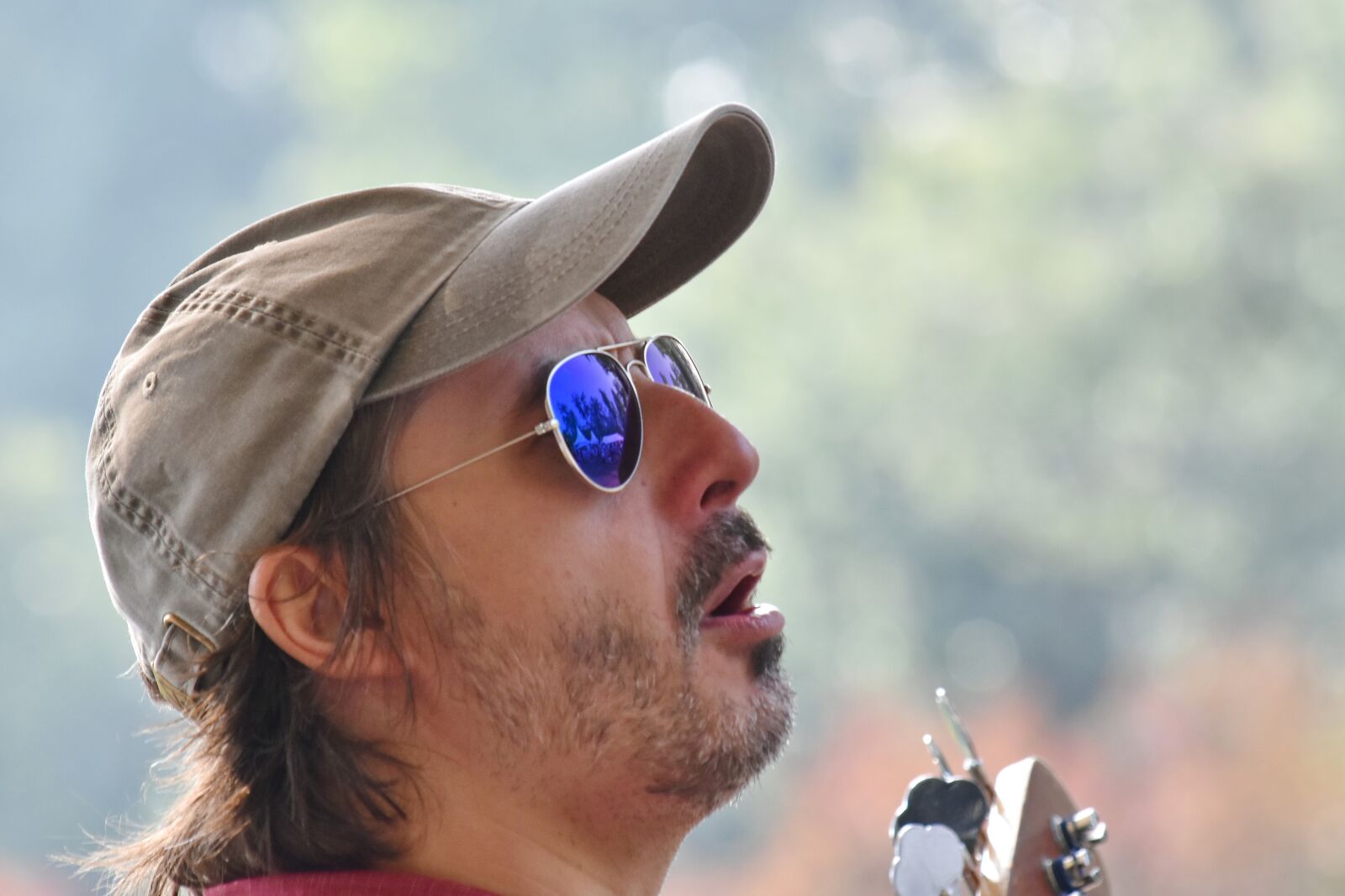 Nikon D5500 sample photo. Beard, concert, festival, guitarist photography