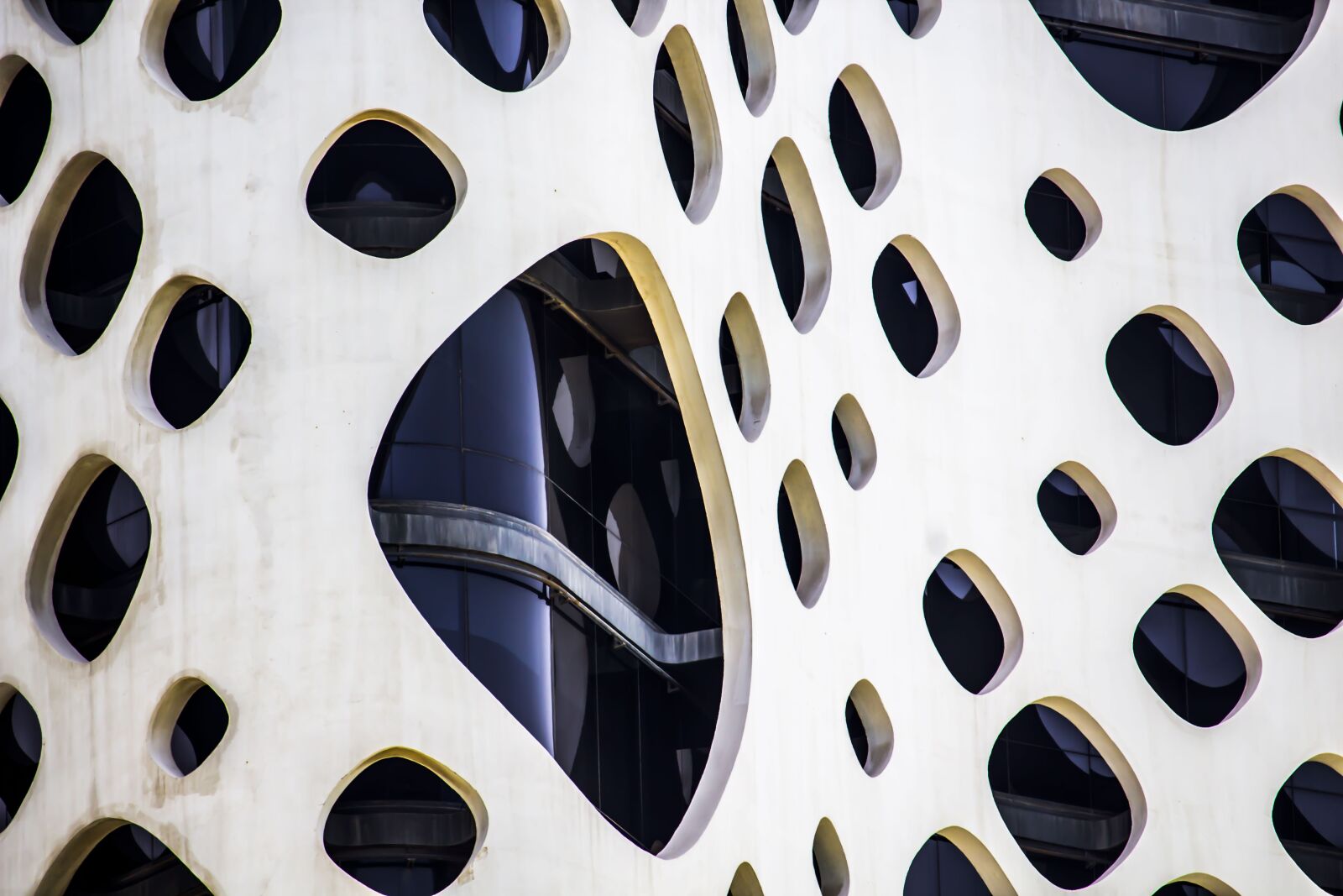 Canon EF-S 55-250mm F4-5.6 IS STM sample photo. Design, holes, pattern, protection photography