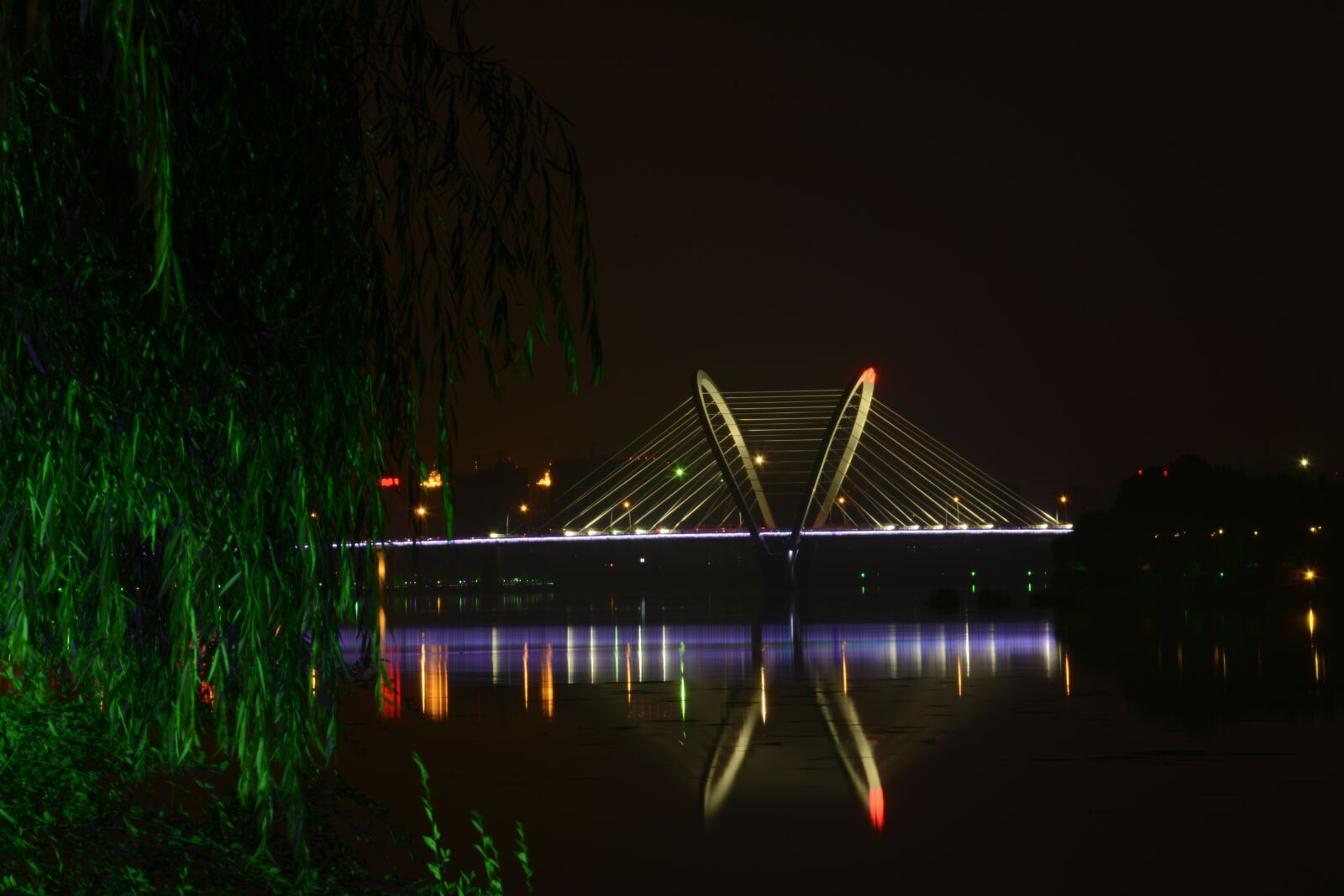 Nikon D7100 sample photo. Night view, hunhe river photography