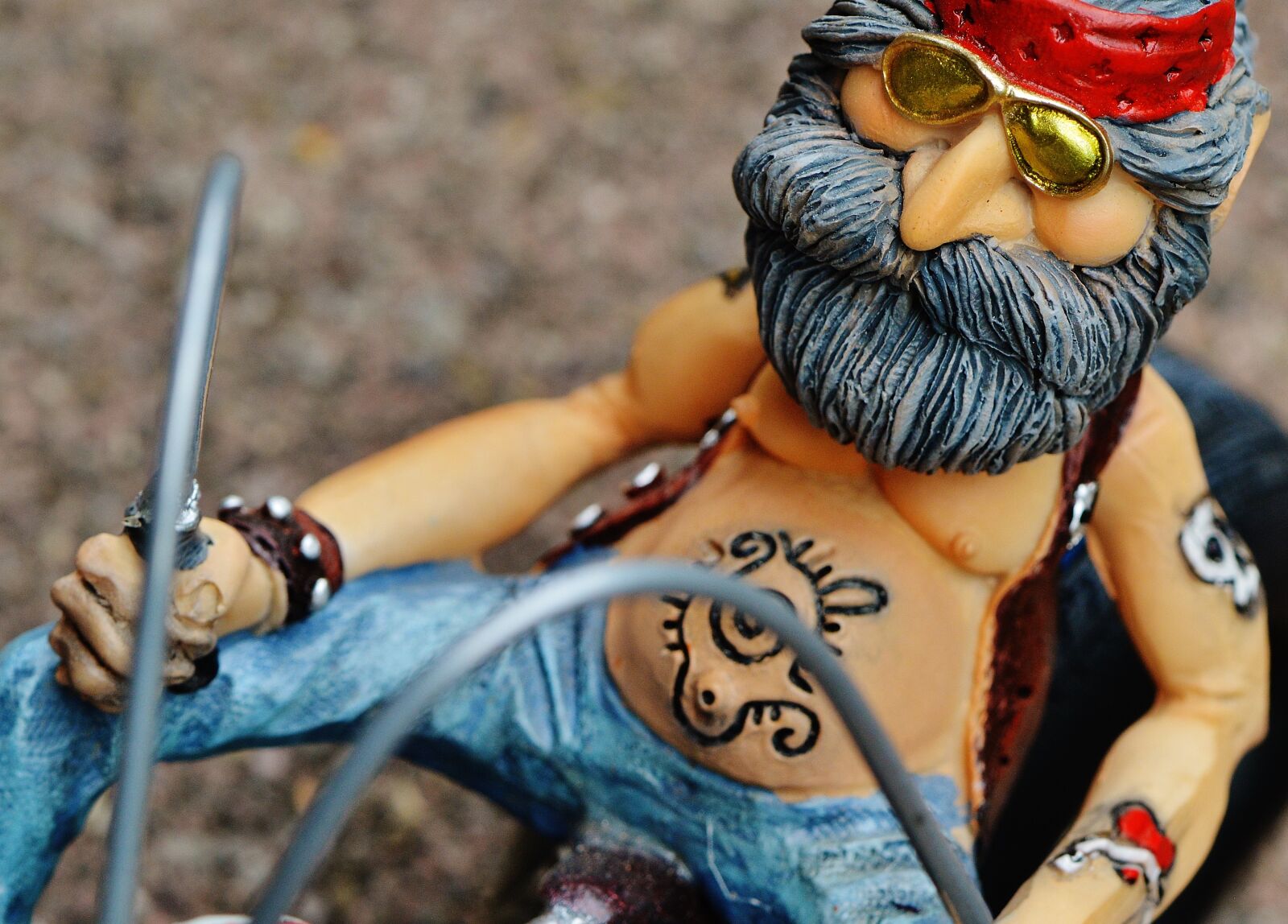 Nikon D3200 sample photo. Biker, bike, tattooed photography