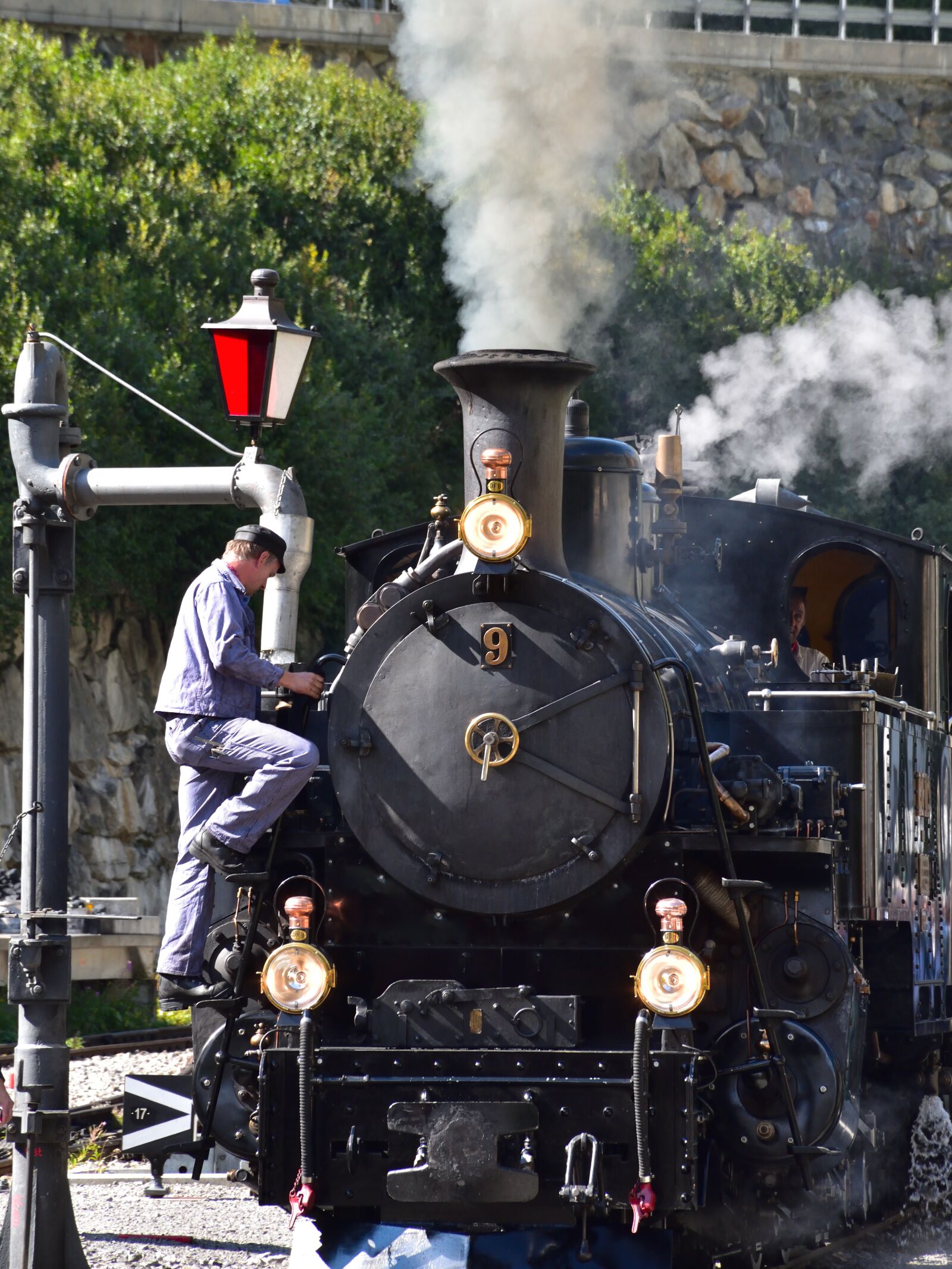 Nikon D5500 sample photo. Steam railway furka-bergstrecke, steam photography