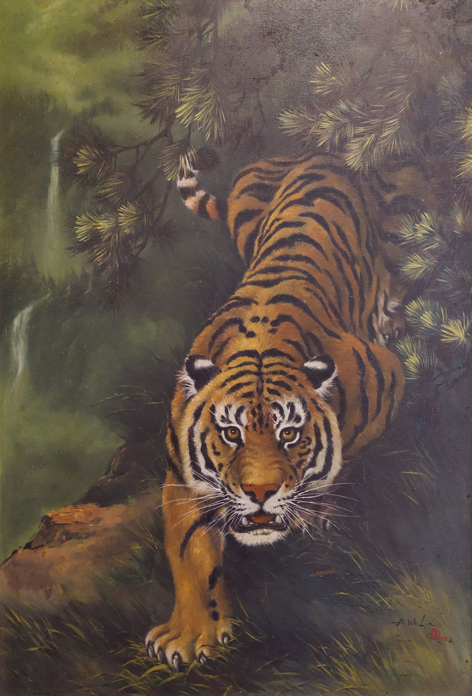 Xiaomi Redmi Note 7 sample photo. Tiger, animal, brown tiger photography
