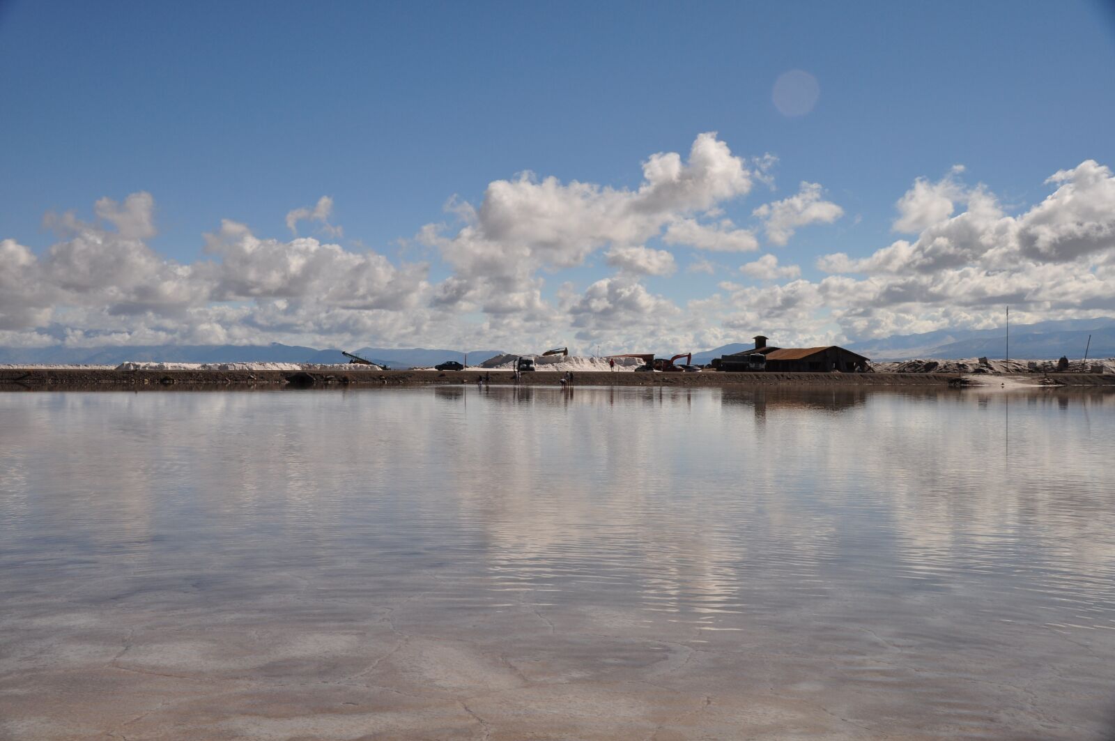 Nikon D5000 sample photo. Salt lake, horizon, argentina photography