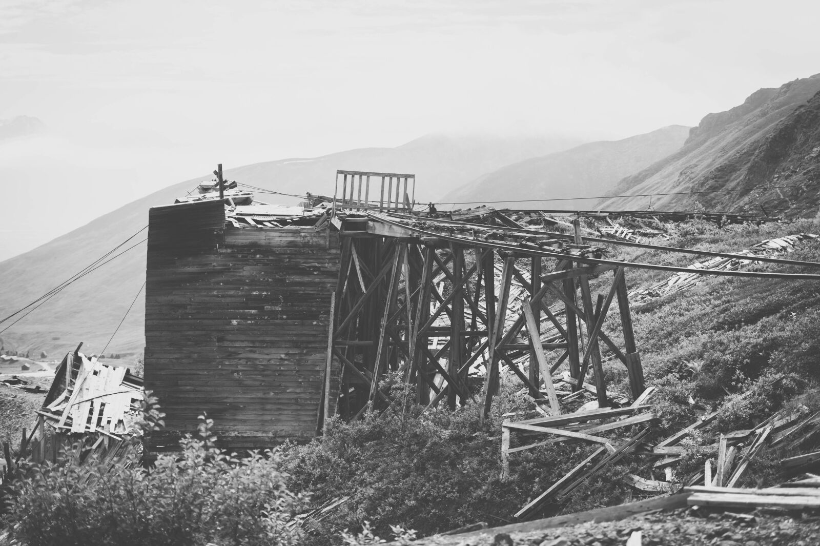 Nikon Df sample photo. Mine, ruins, abandoned photography