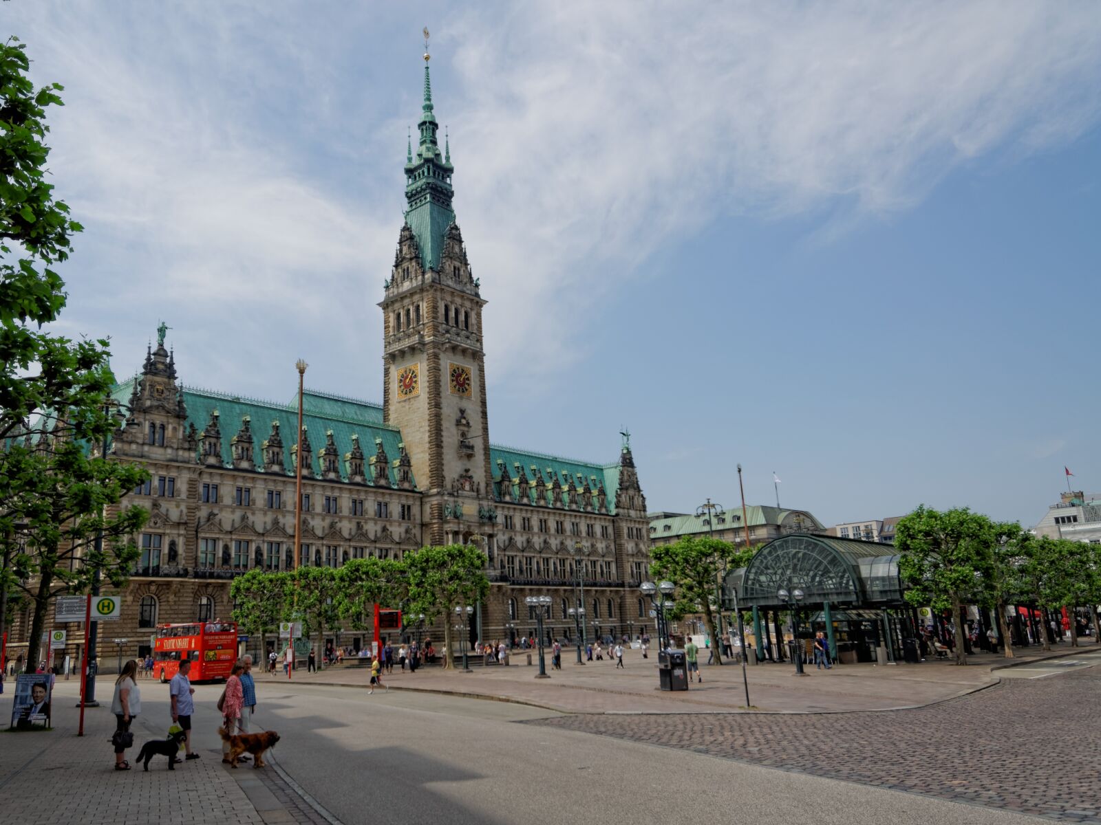 Nikon D90 sample photo. Hamburg, town hall, port photography