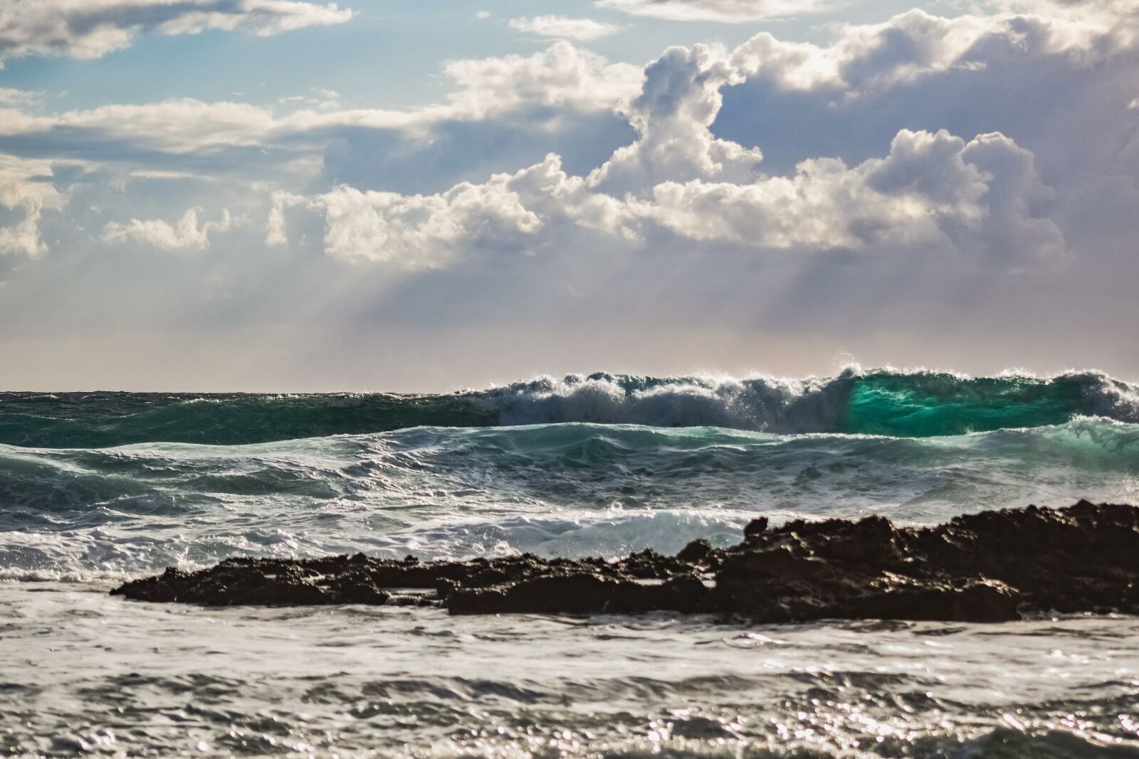 Nikon D3300 sample photo. Waves, beach, nature photography