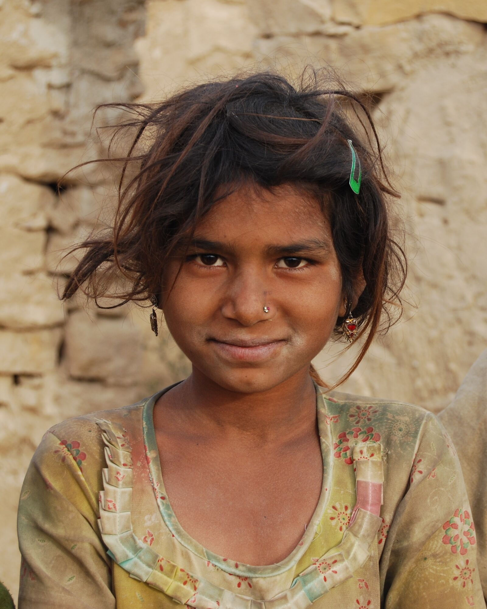 Nikon D40X sample photo. India, girl, child photography