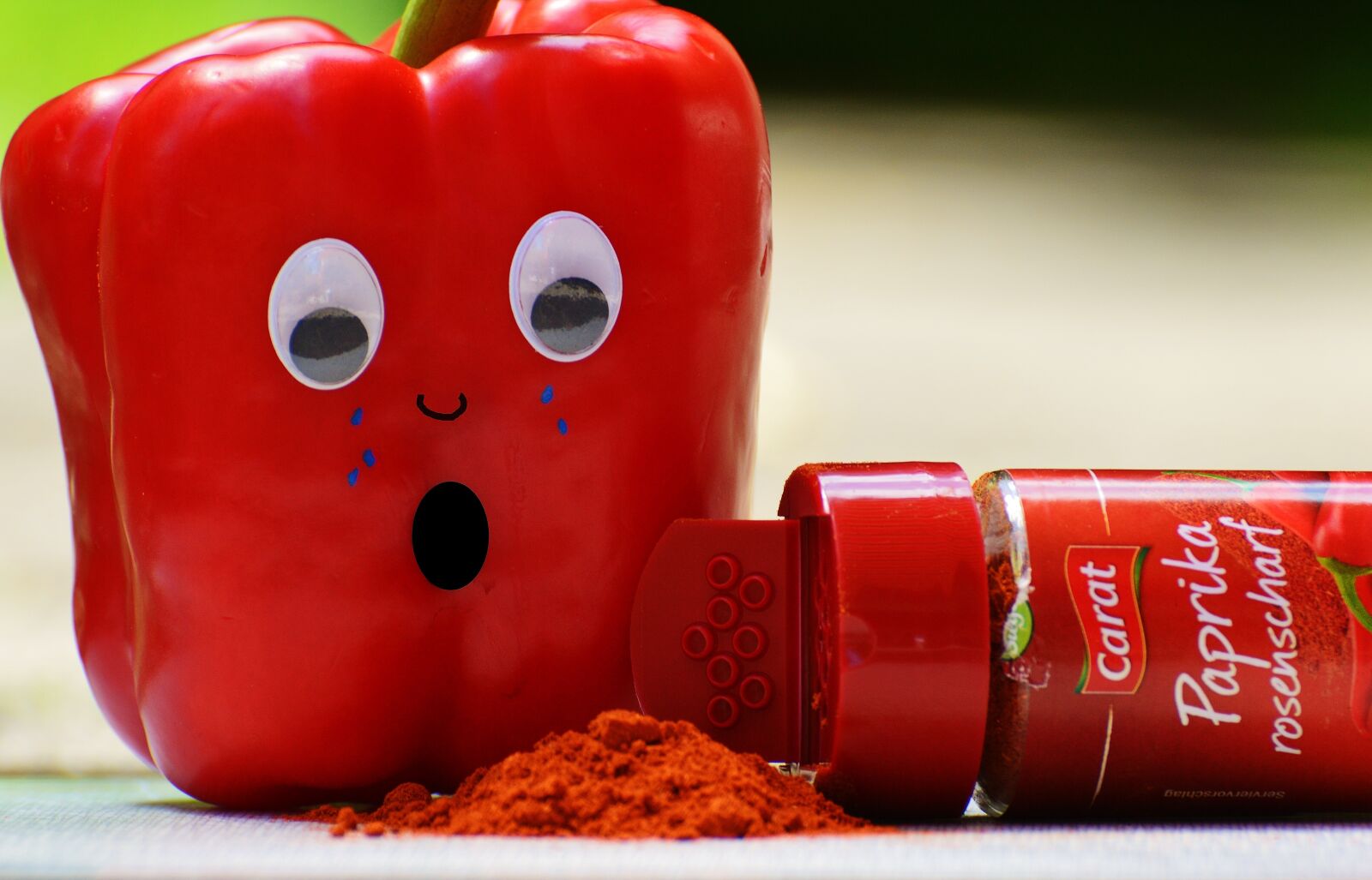 Nikon D3200 sample photo. Paprika, sad, food photography
