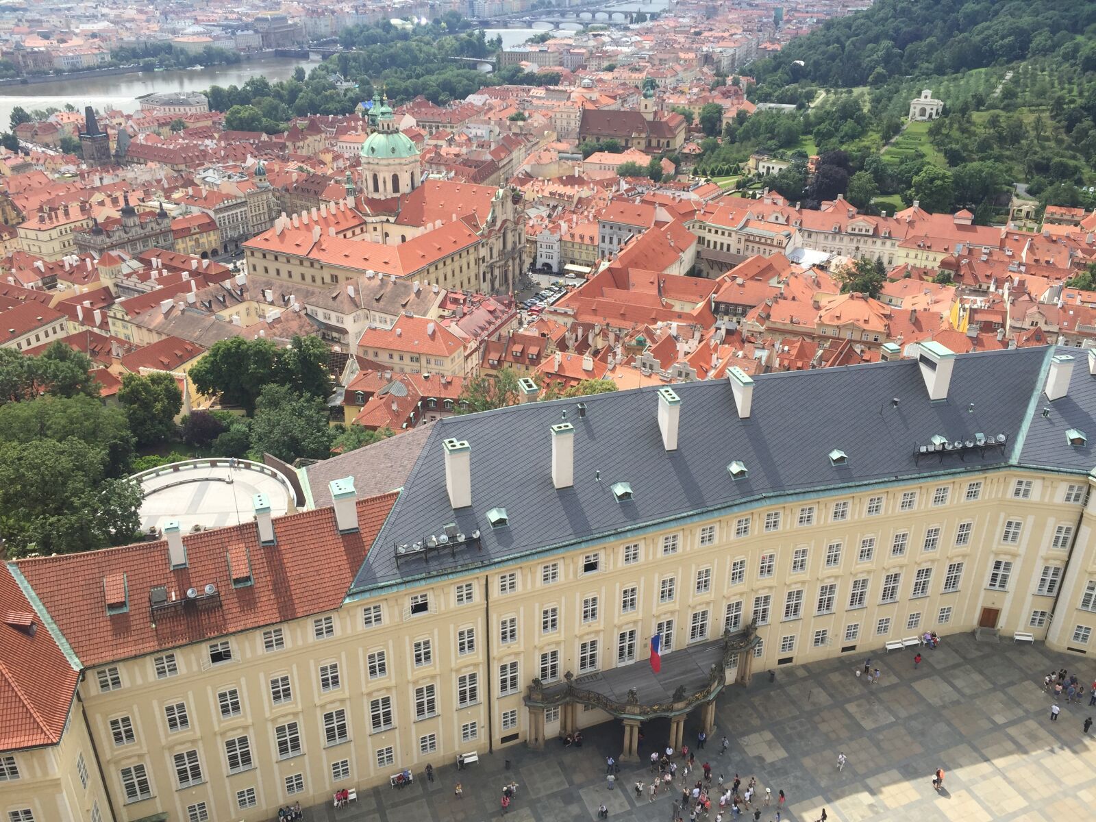 Apple iPhone 6 sample photo. Prague, city view, high photography