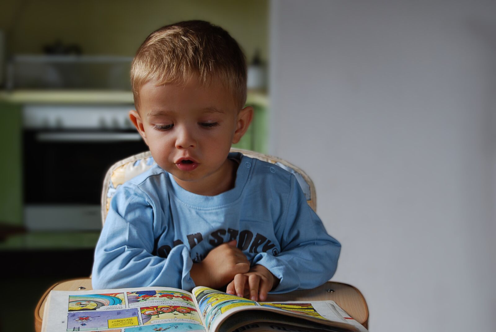 Nikon D40X sample photo. Boy, read, small child photography