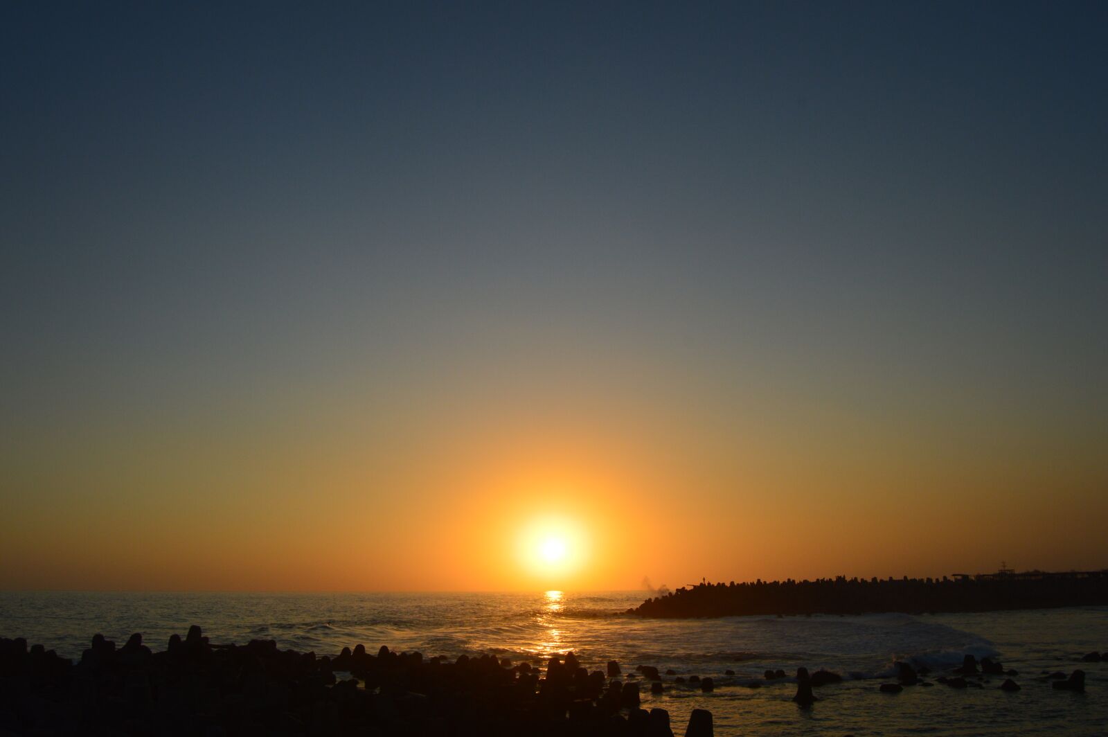 Nikon D3200 sample photo. Sunset, beach, sky photography