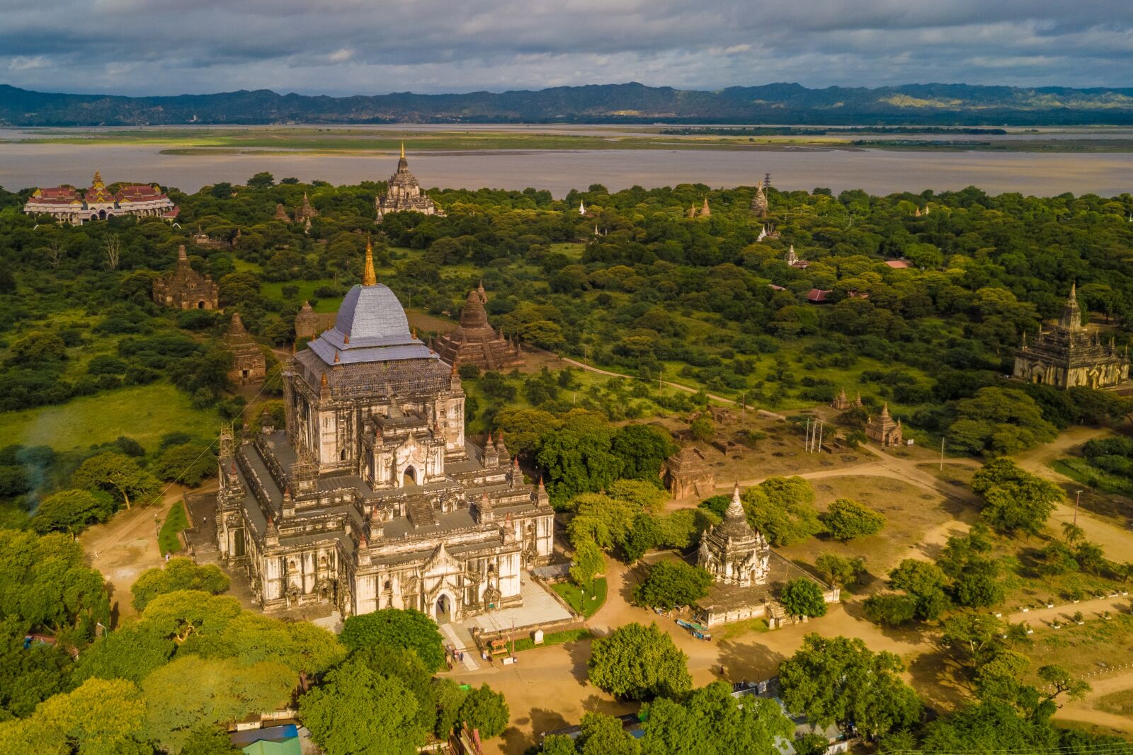 DJI FC220 sample photo. Bagan, myanmar, burma photography