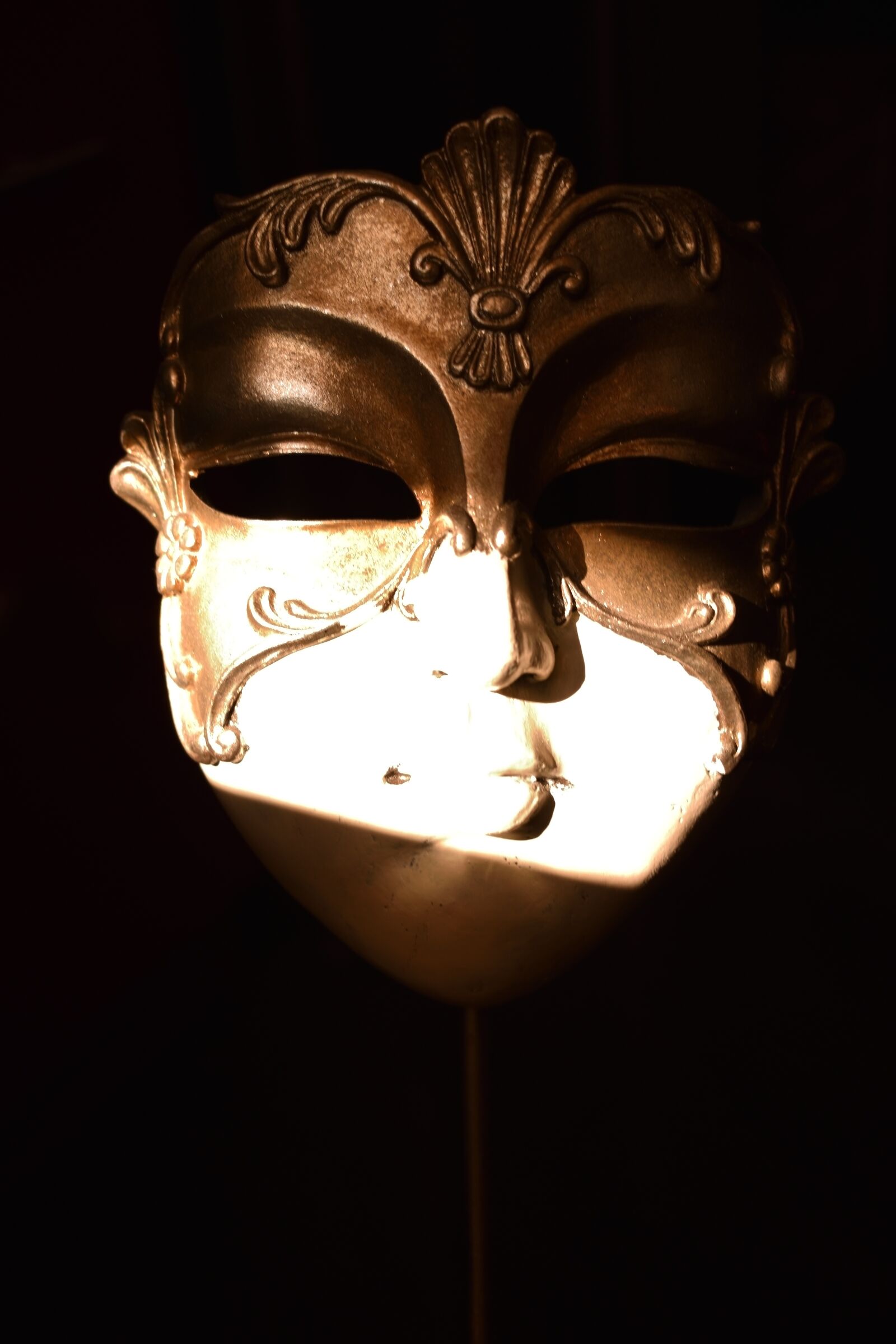 Nikon D3500 sample photo. Mask, shadow, dark photography