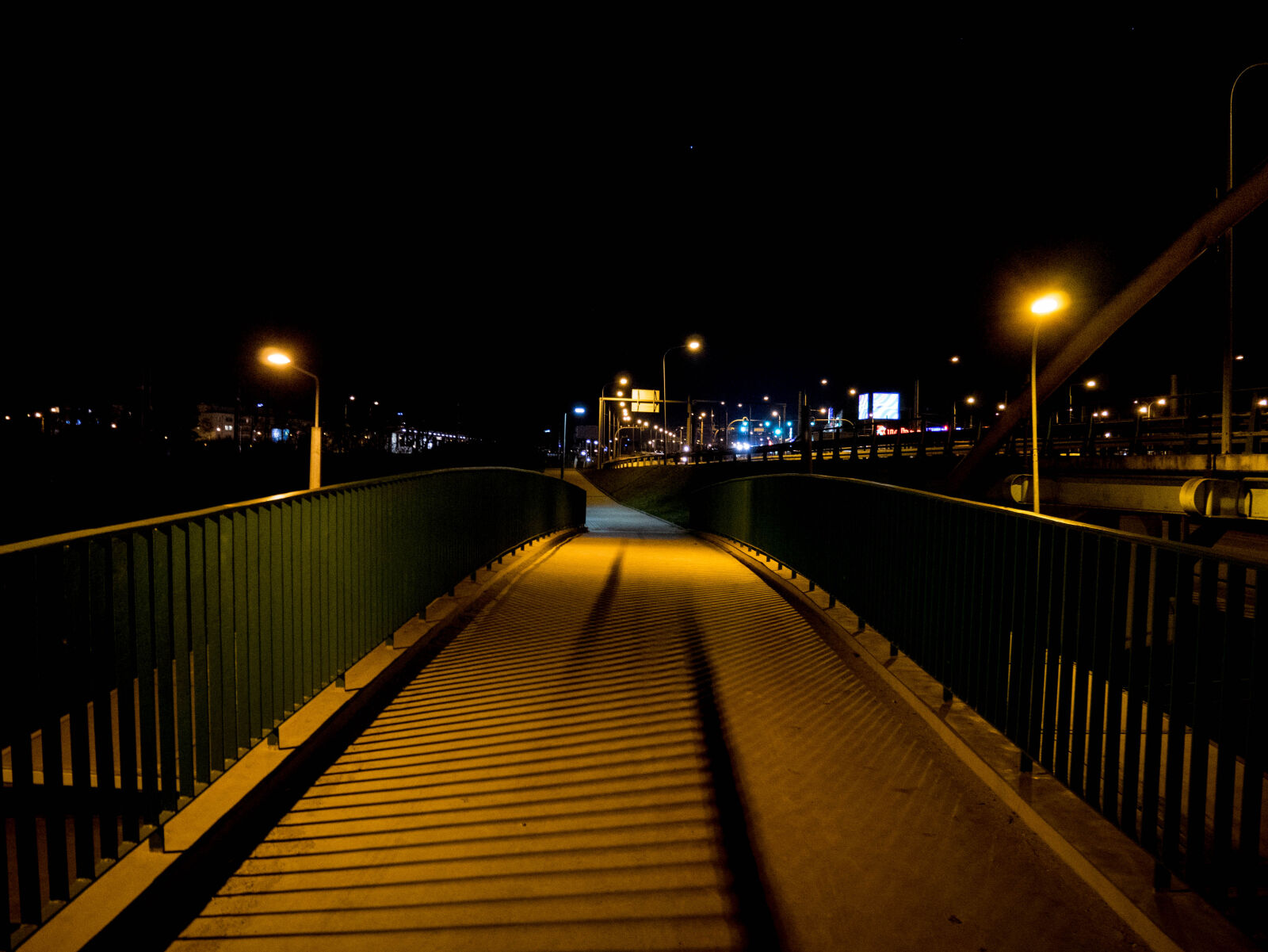 Panasonic Lumix DMC-GM1 sample photo. Bridge, city, night photography