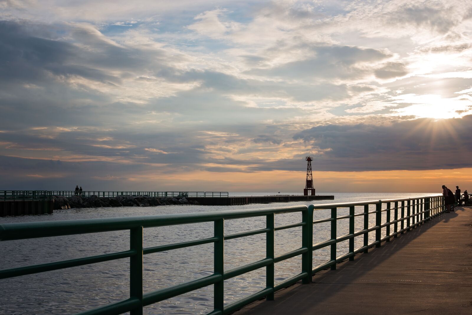 Nikon D810 sample photo. Nature, pier, sunset photography