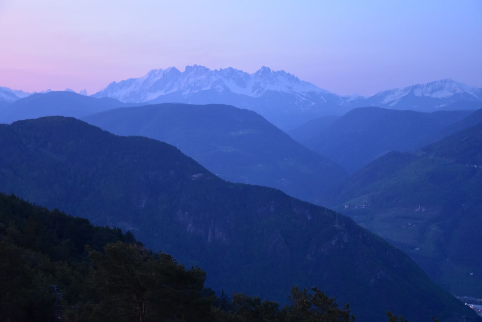 Nikon D5500 sample photo. Dolomites, morning, landscape photography