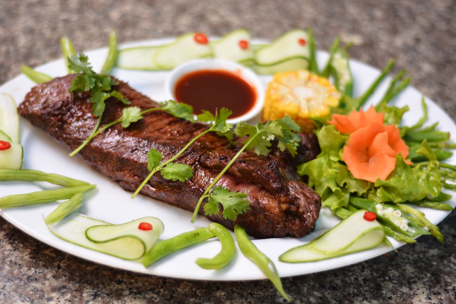 Nikon D7100 sample photo. Roast beef, barbecue, the photography