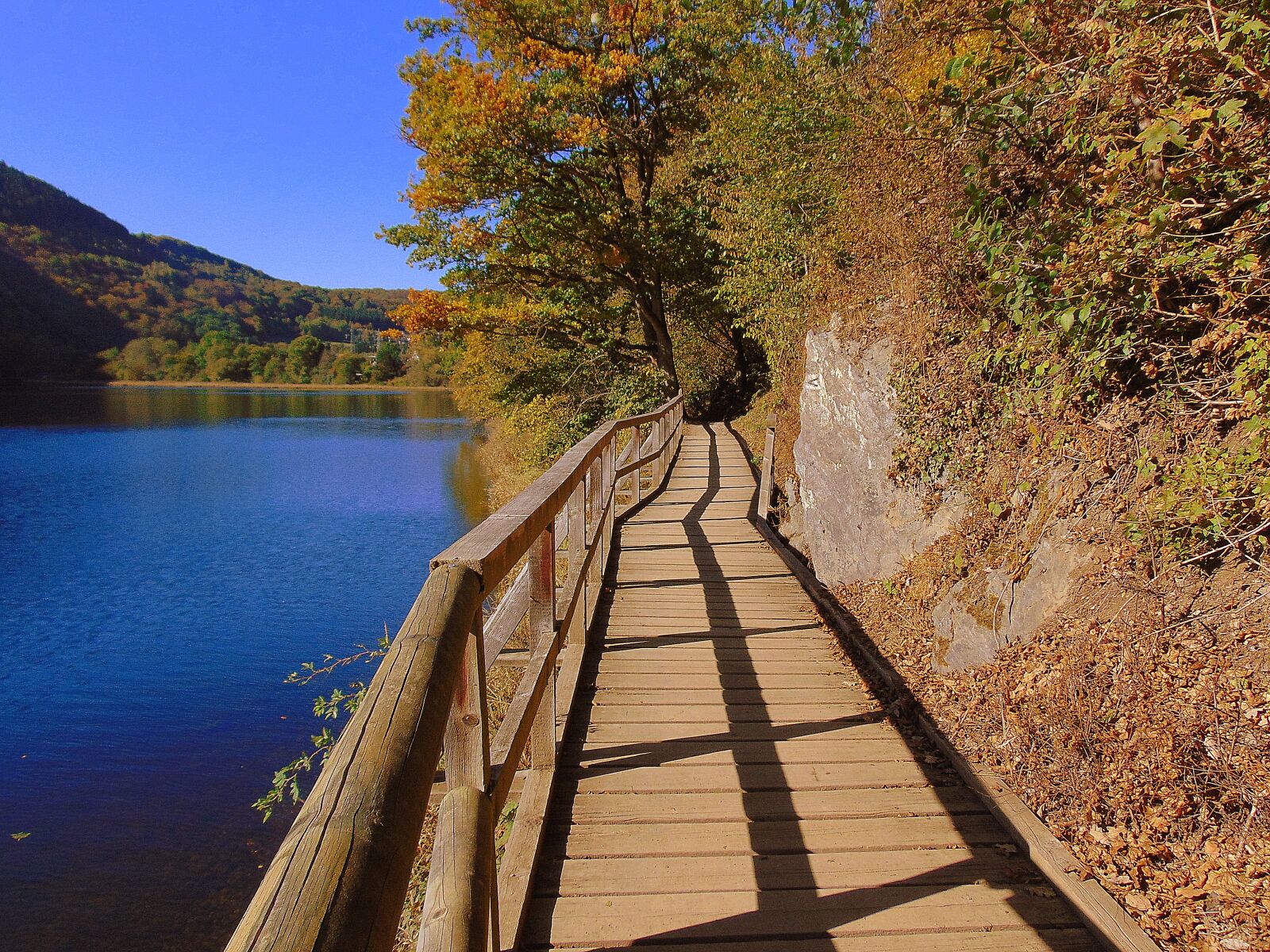 Sony Cyber-shot DSC-H300 sample photo. Heimbach, north eifel, reservoir photography