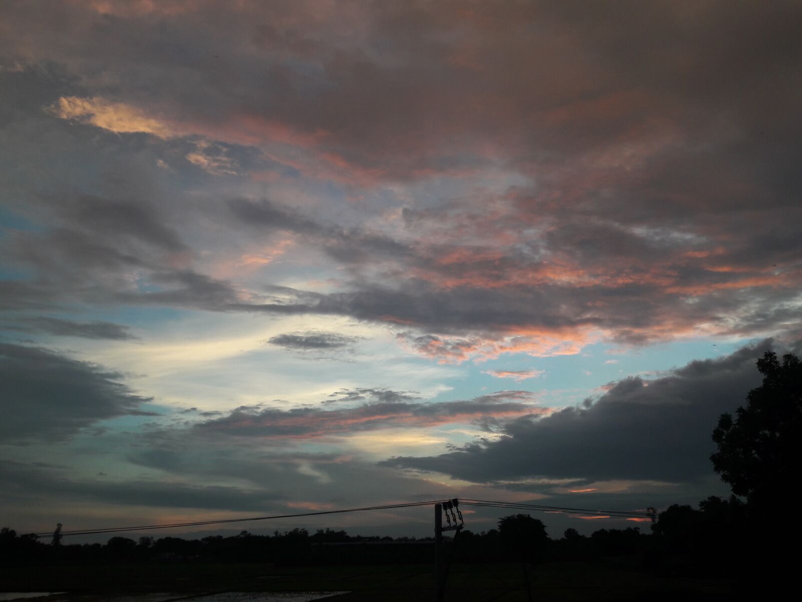 Samsung Galaxy J7 sample photo. Evening sky, sky, red photography