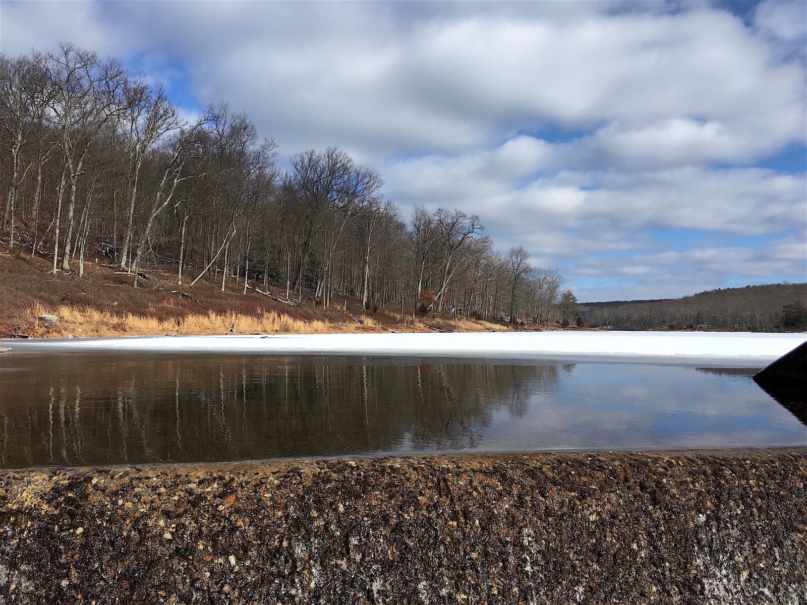 Apple iPhone 6s sample photo. Lake, snow, frozen photography