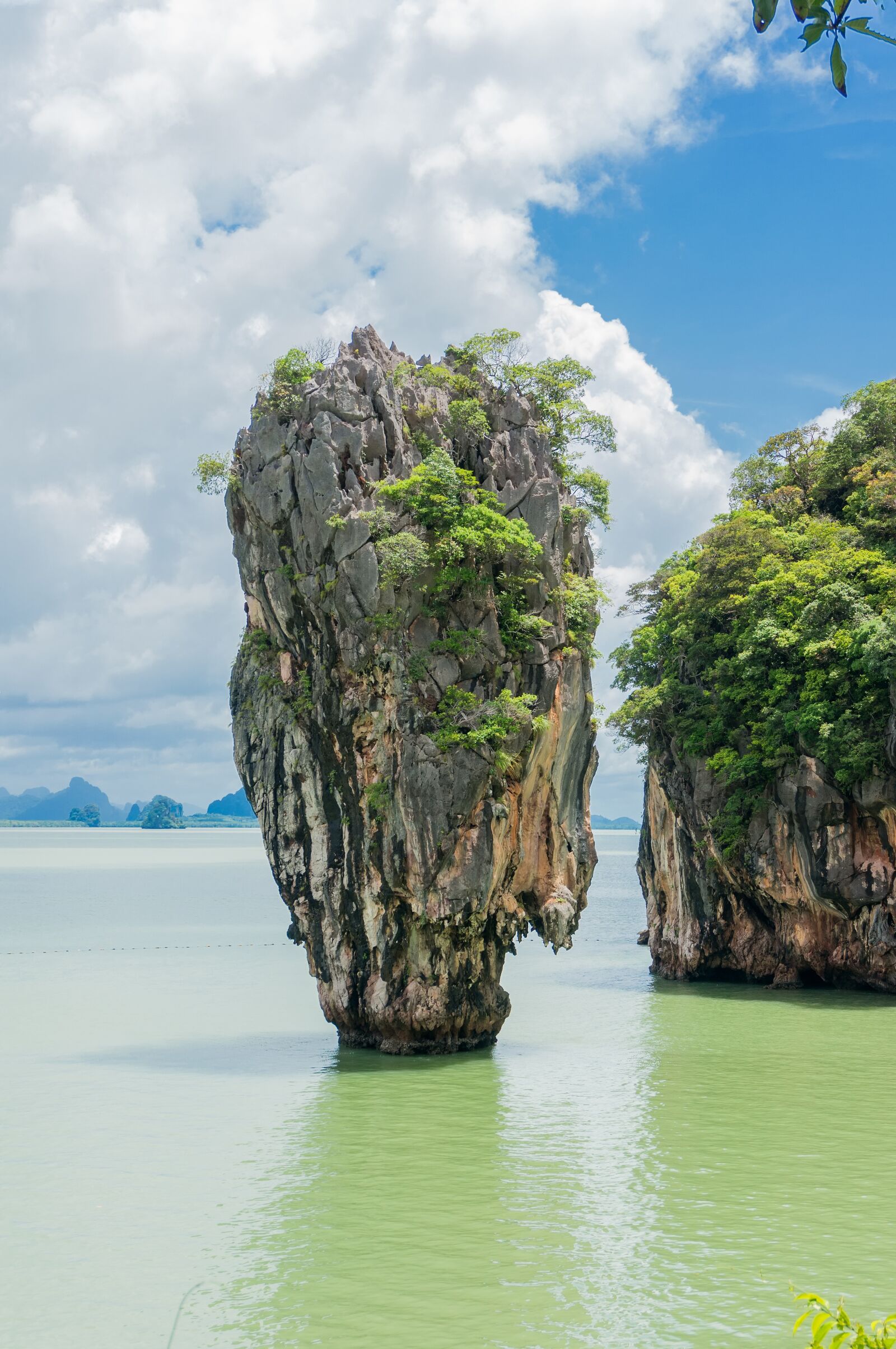 Sony Alpha NEX-5T sample photo. Limestone cliff, phang nga photography