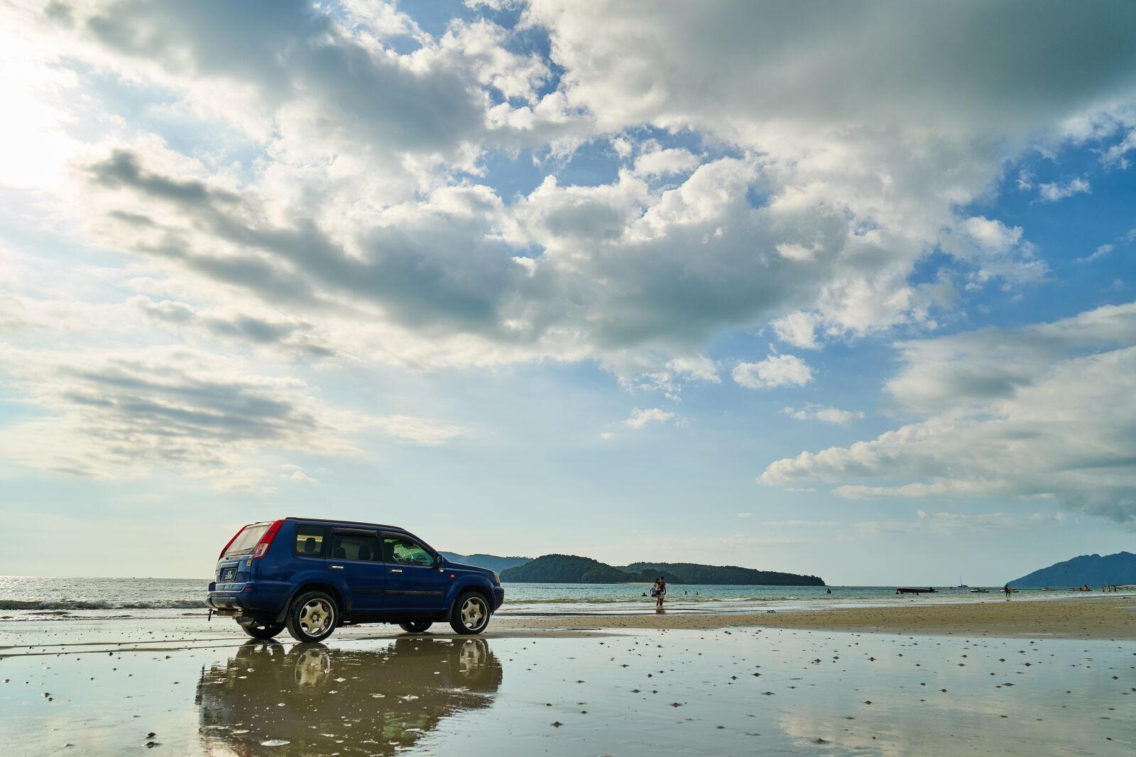 Sony a7R II sample photo. Car, beach, landscape photography