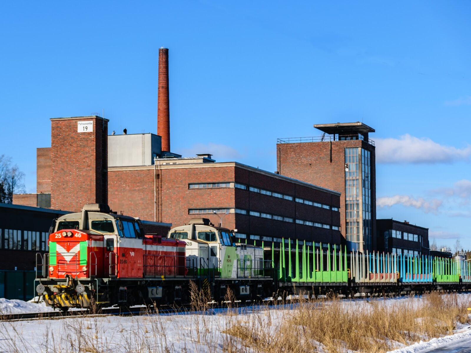 Nikon D3300 sample photo. Train, factory, railway photography