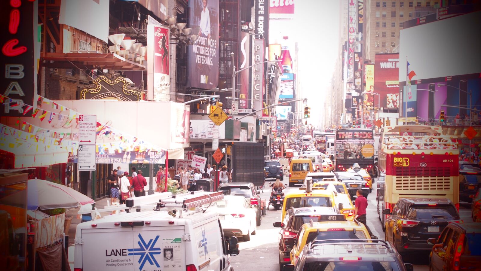 Olympus PEN E-PL3 sample photo. Time square, new york photography