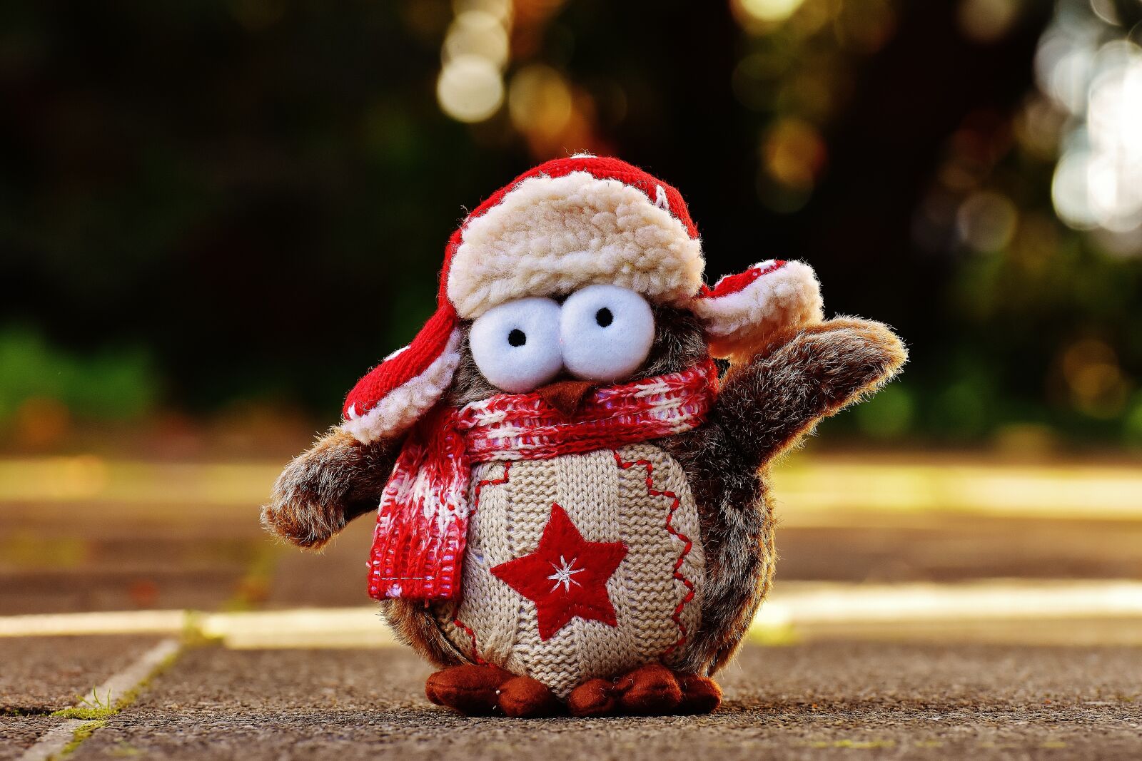 Nikon D7200 sample photo. Owl, plush, winter photography
