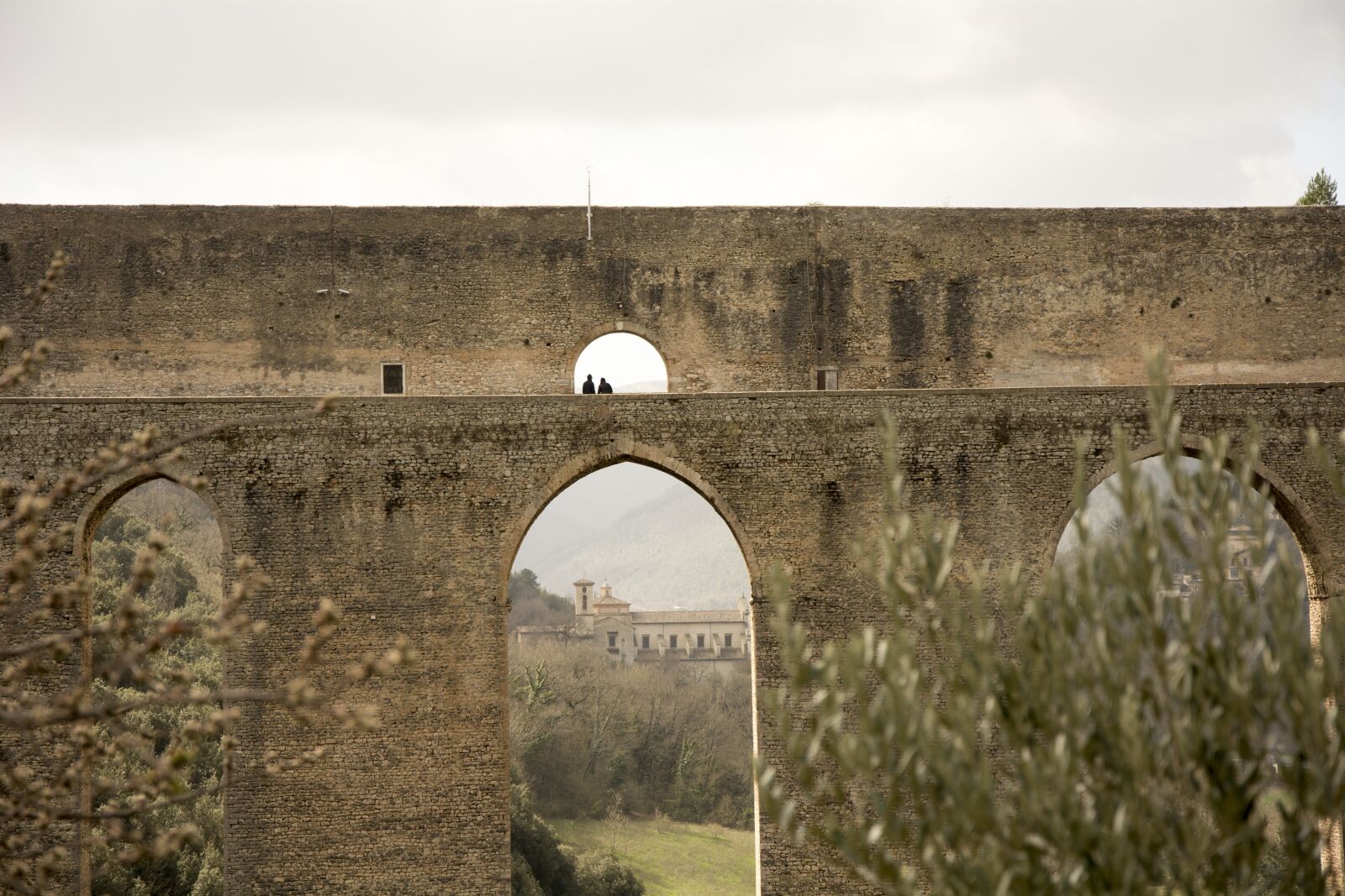 Nikon D7100 sample photo. Bridge, aqueduct, spoleto photography