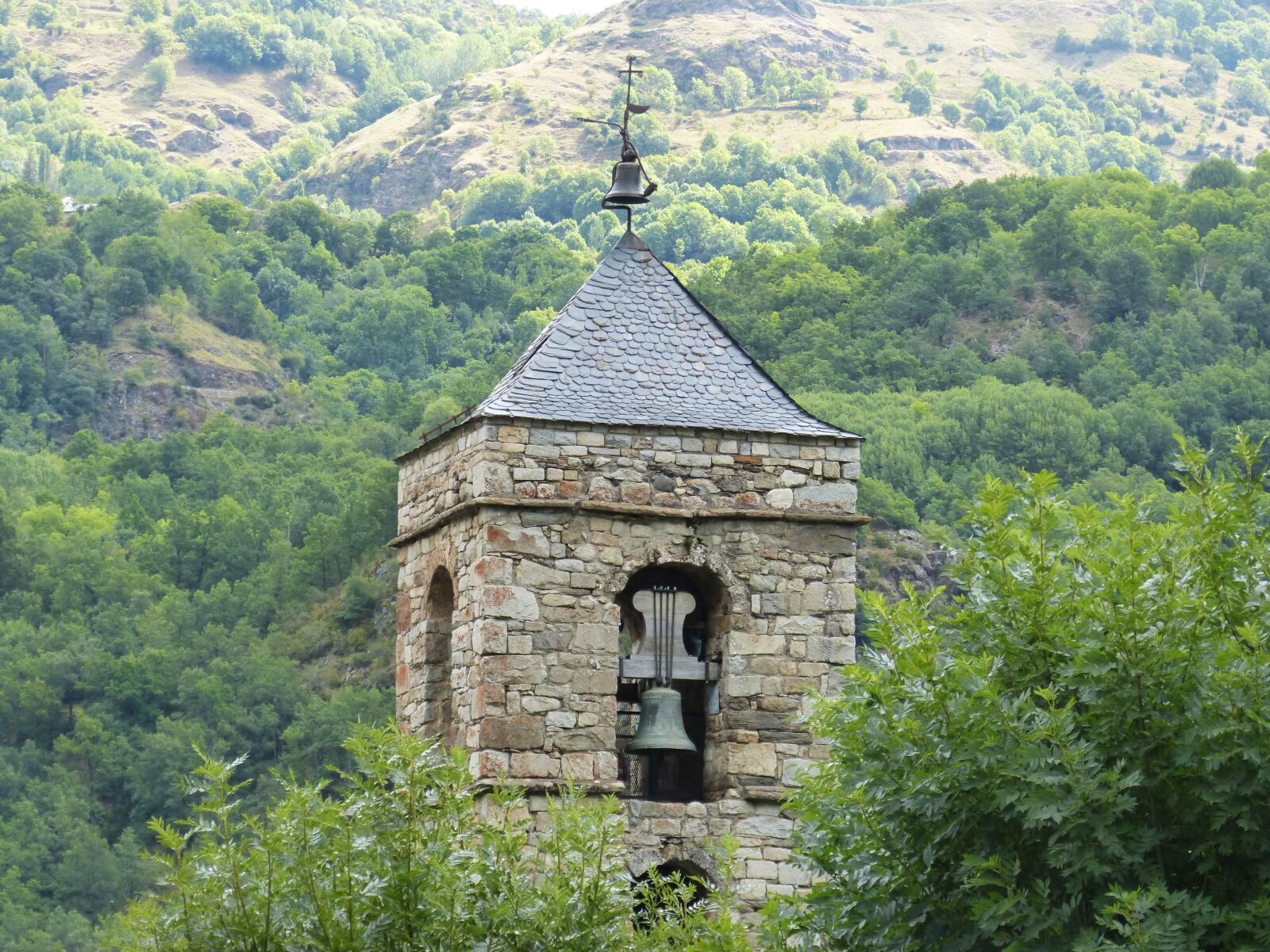 Panasonic DMC-FZ62 sample photo. Bell tower, romanesque, high photography