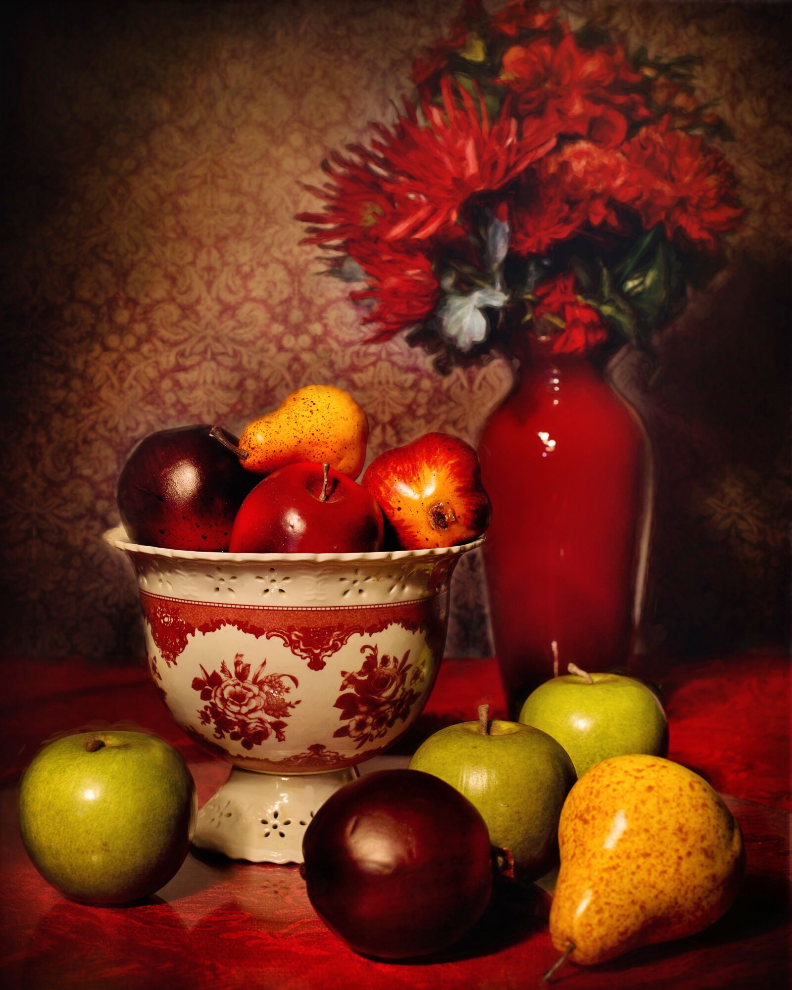 Canon EF 50mm F1.4 USM sample photo. Still life, fruit, maroon photography