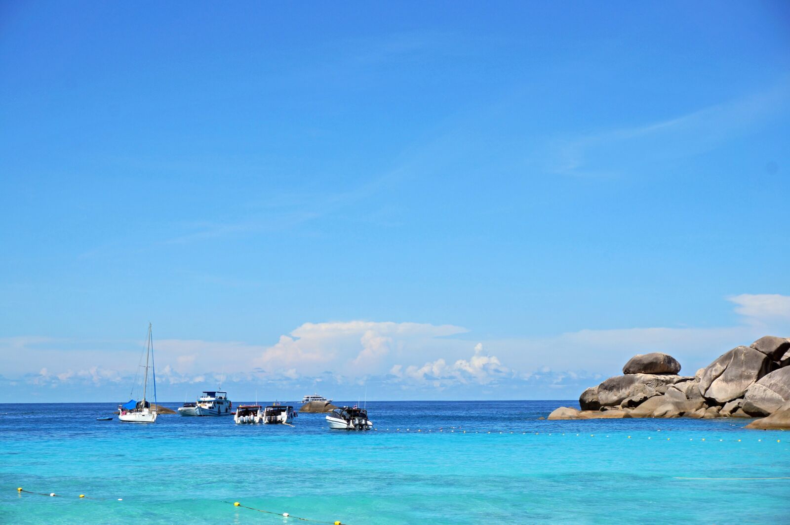 Sony Alpha NEX-5T sample photo. Thailand, similan islands, sea photography