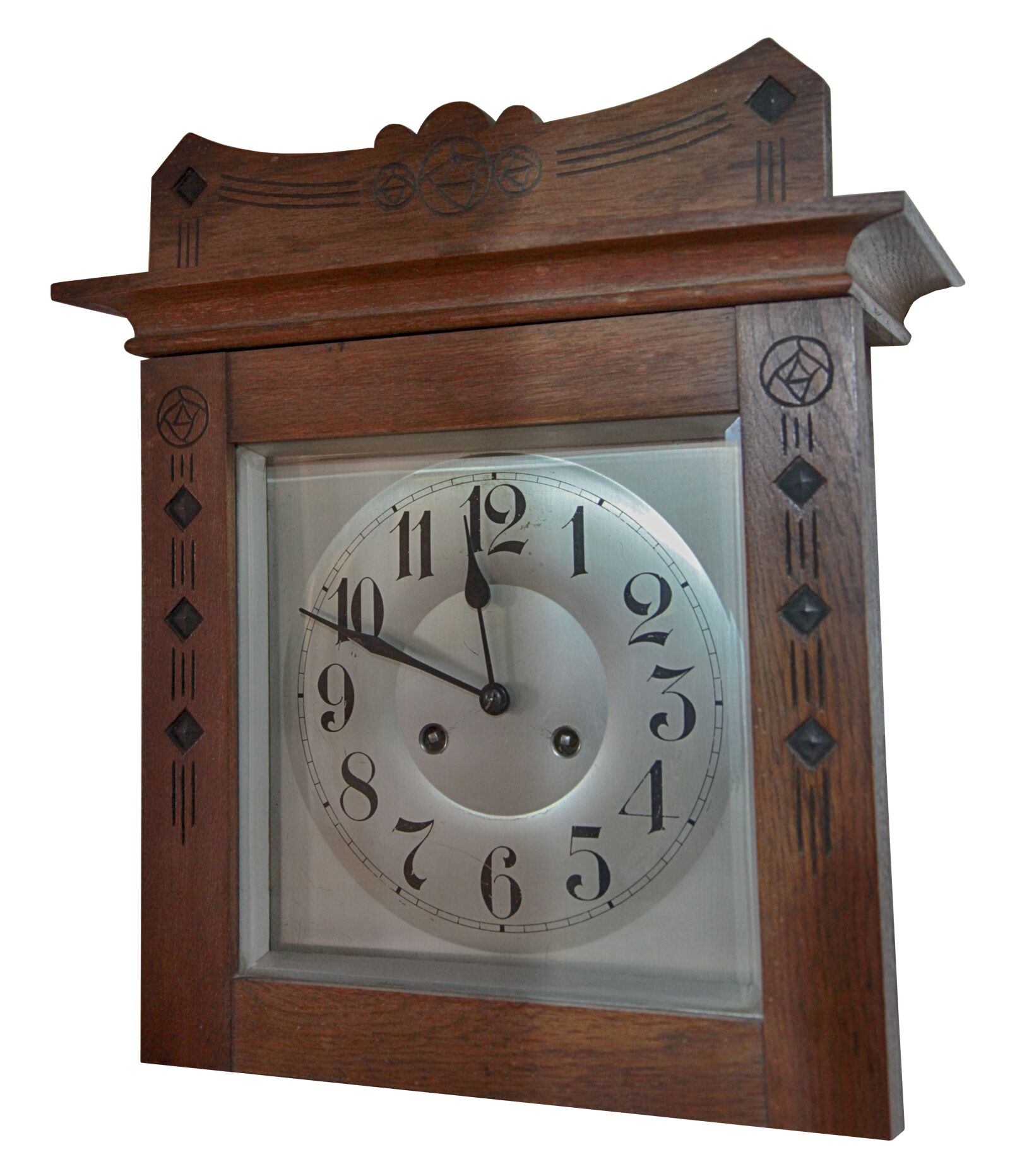 Canon EOS 5D Mark II sample photo. Clock, oak, dial photography