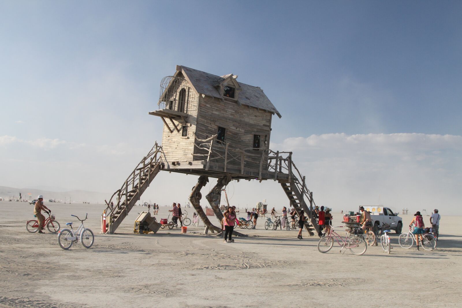 Canon EOS 7D + Canon EF 24-105mm F4L IS USM sample photo. Burning man, art, house photography