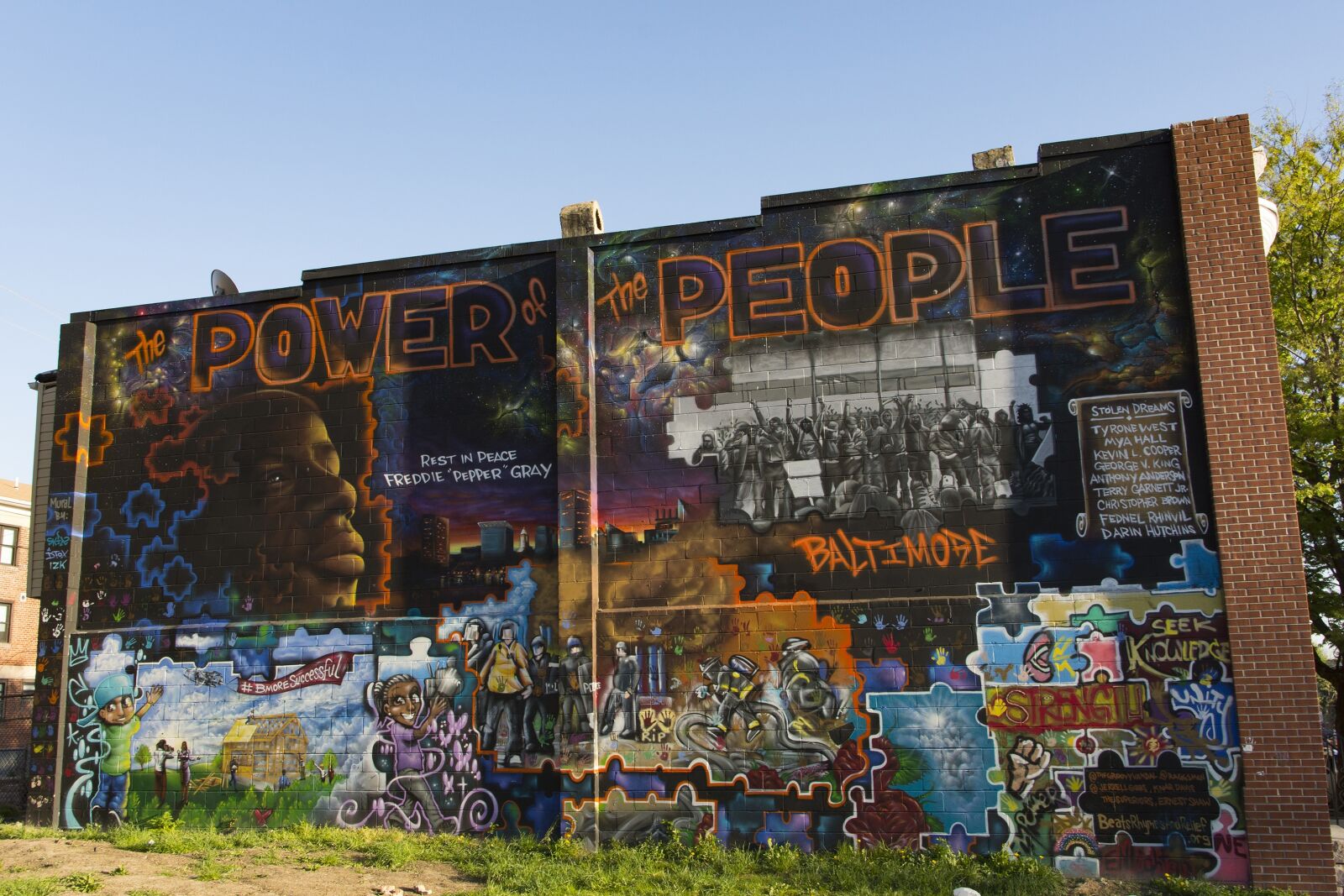 Nikon D7200 sample photo. Baltimore, mural, art photography