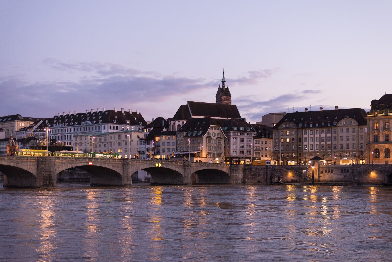 Nikon D610 sample photo. Rhine river, middle bridge photography