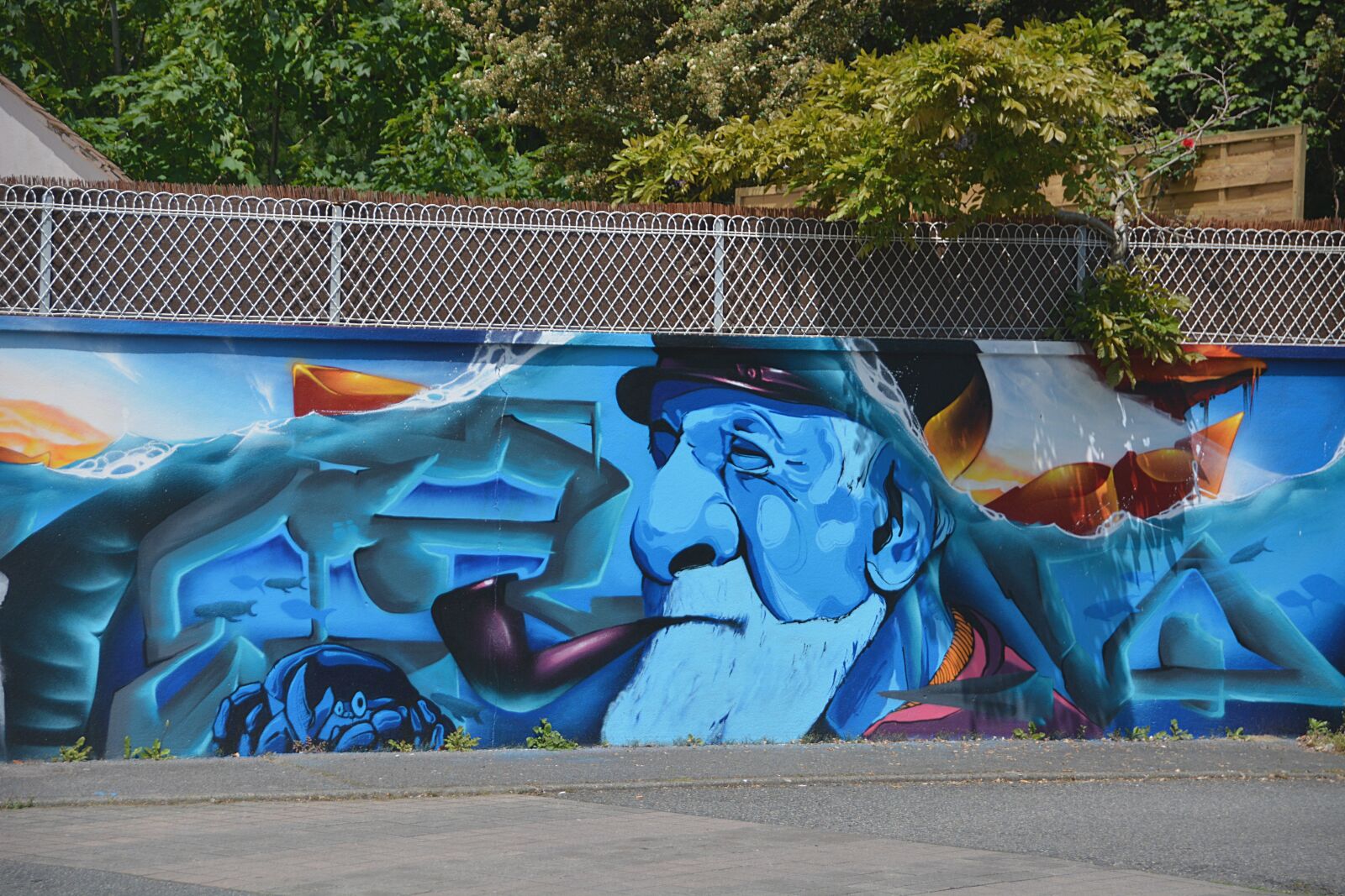 Nikon D5200 sample photo. Mural, city, set designer photography