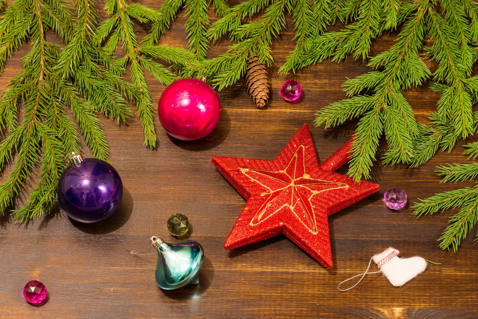 Nikon D7200 sample photo. Spruce, new year's eve photography