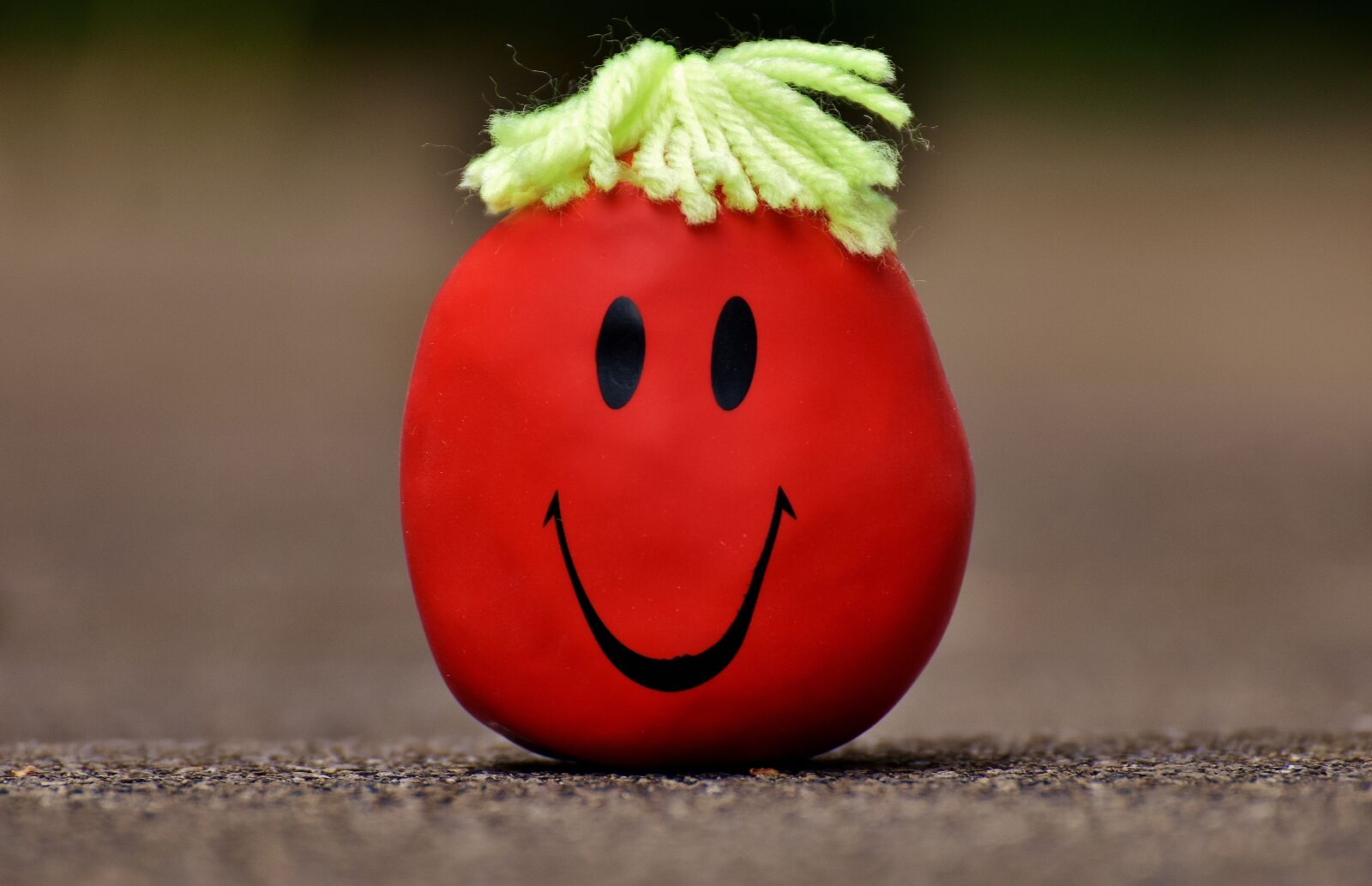 Nikon D7200 sample photo. Anti-stress ball, smiley, stress photography