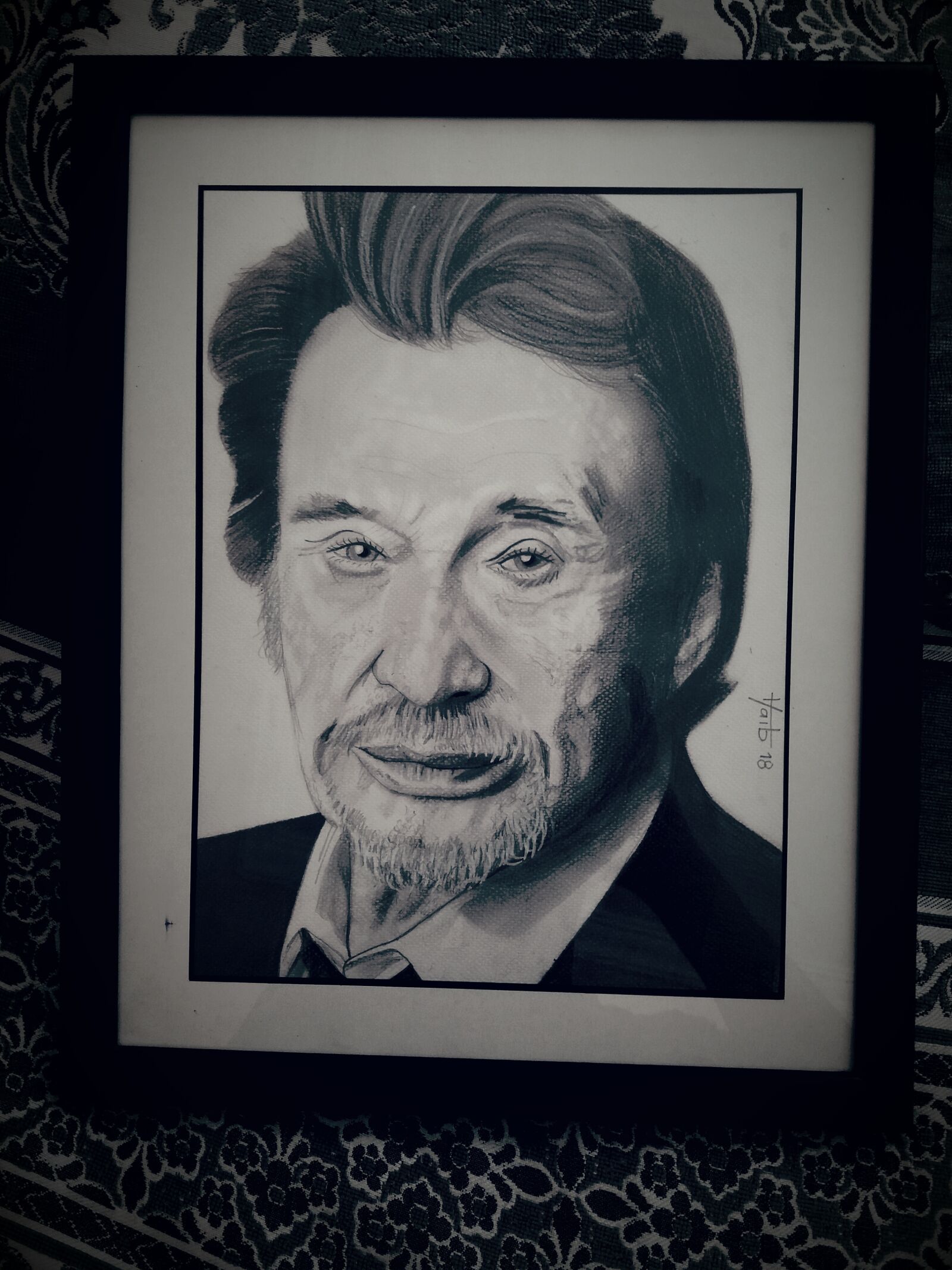 Samsung Galaxy J5(2016) sample photo. Portrait, pencil, graphite photography