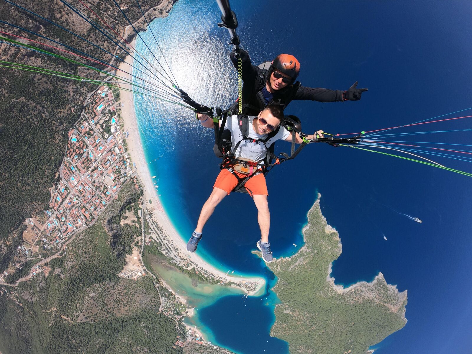 GoPro Hero7 Black sample photo. Paraglidind, flight, turkey photography