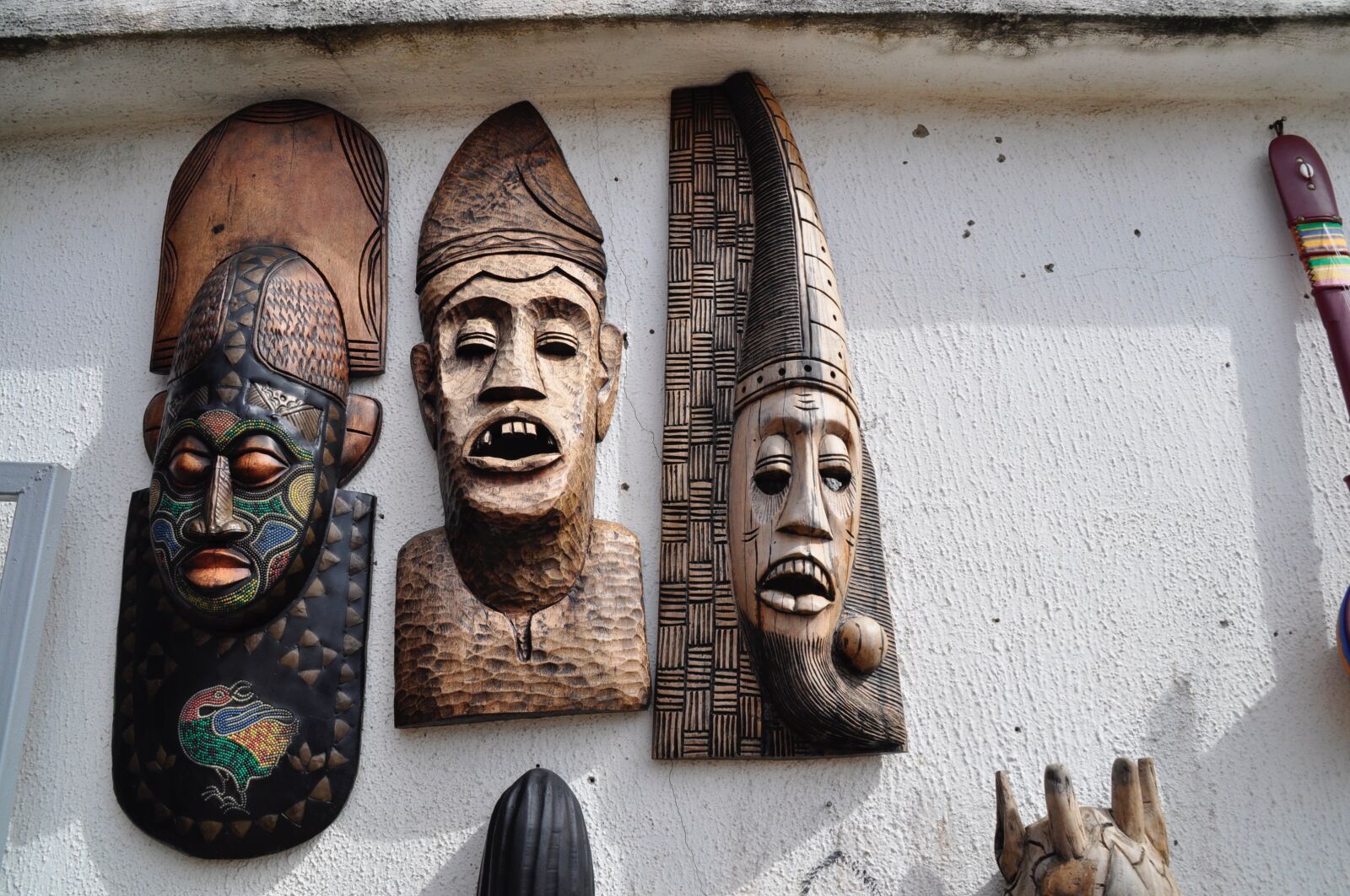 Nikon D5000 sample photo. Wooden mask, art, mask photography