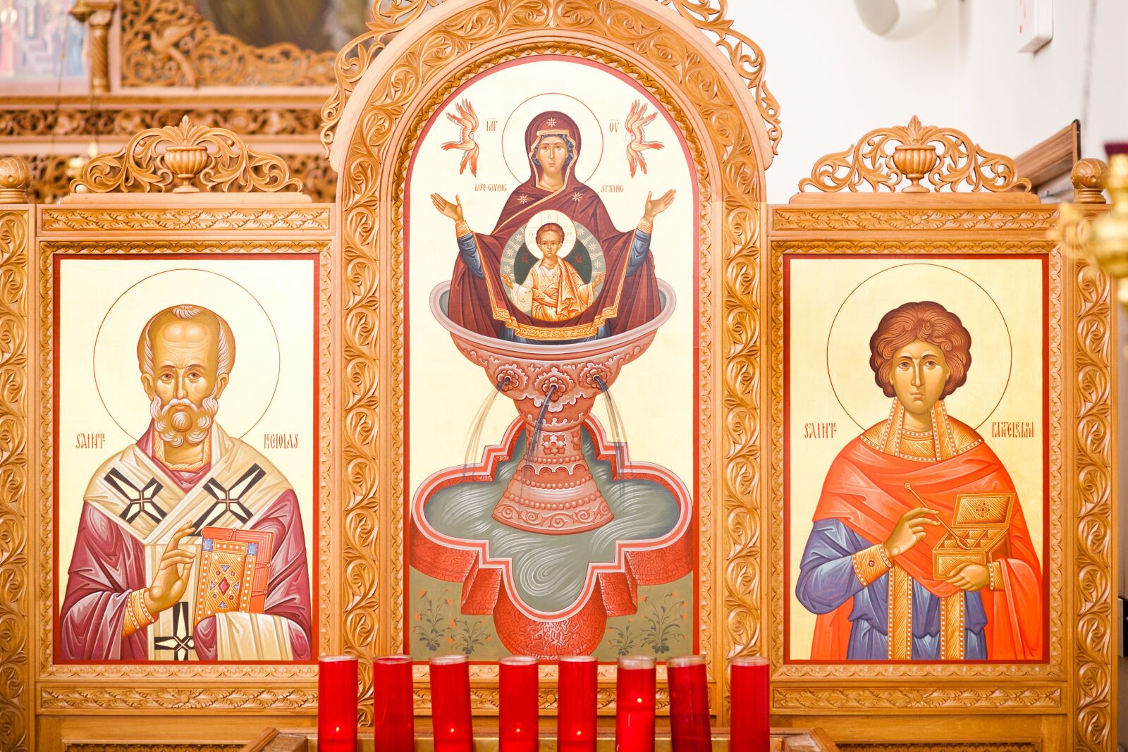 Canon EOS 5D sample photo. Icon, mary, nicholas photography
